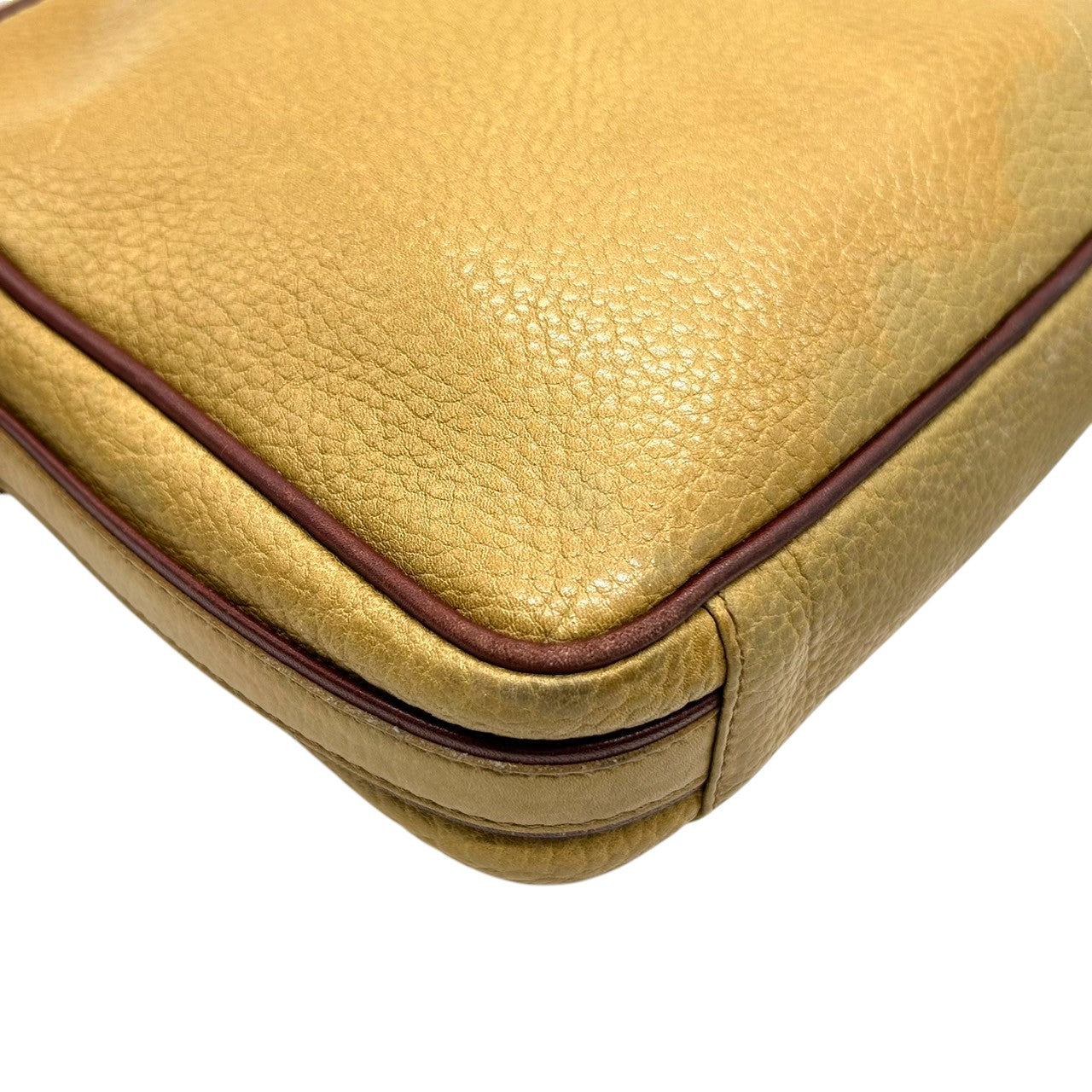 Cartier カルティエ ショルダーバッグ マストライン ヴィンテージ レザー 本革 マスタード ボルドー バイカラー タッセル レディース 斜め掛け ポシェット カメラバッグ エレガント クラシック s41