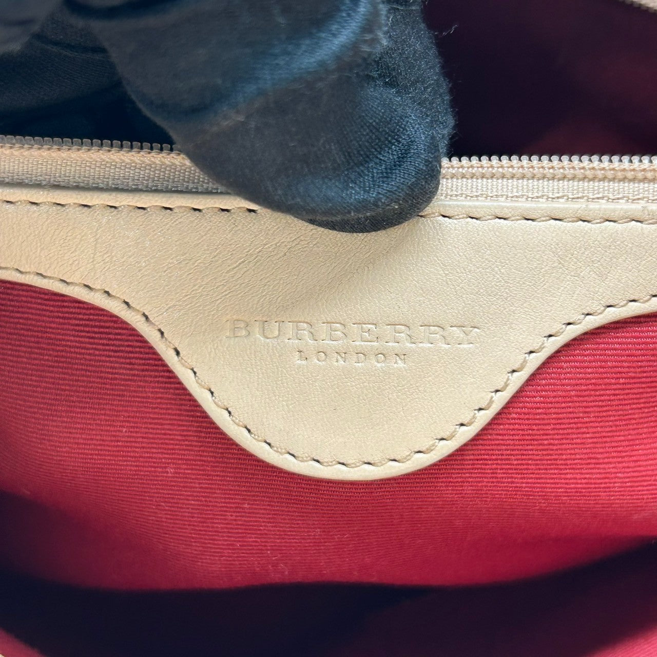 バーバリー トートバッグ ノバチェック レディース BURBERRY ハンドバッグ PVC レザー ベージュ A4収納可 肩掛け 通勤 通学 クラシック エレガント 定番人気 ヴィンテージ クリーニング済み s41