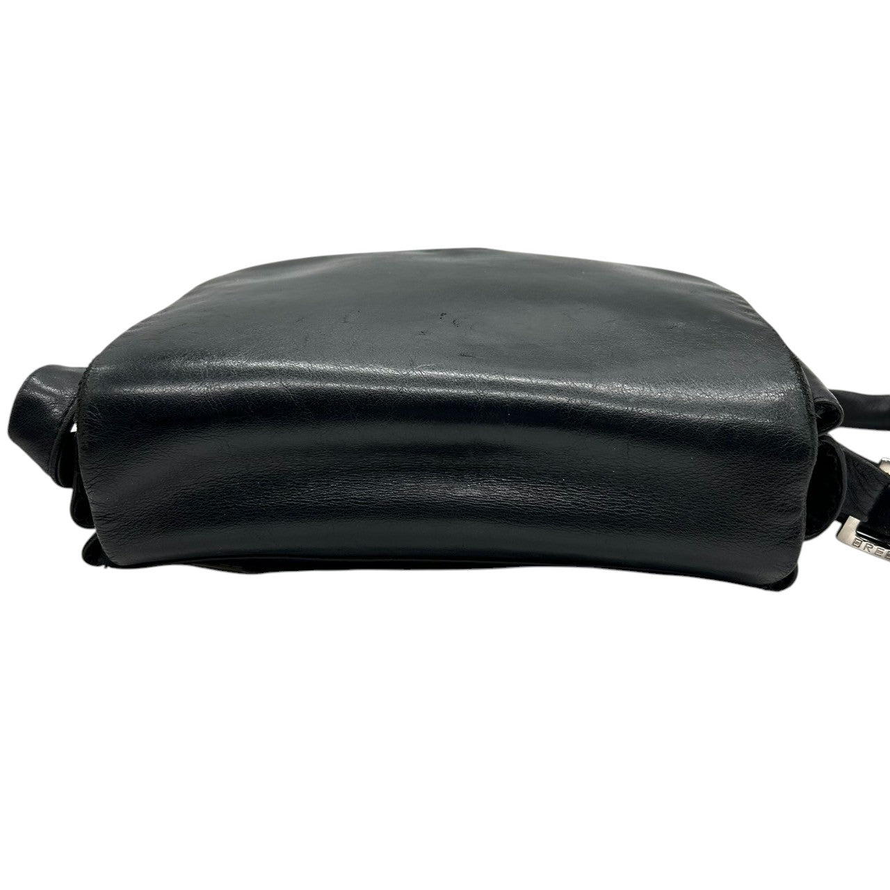 BREE ブリー ショルダーバッグ レザー 本革 ブラック 黒 フラップ式 メンズ レディース ユニセックス 斜め掛け クロスボディ ヴィンテージ クラシック ドイツブランド シンプルデザイン 高品質 クリーニング済み s41