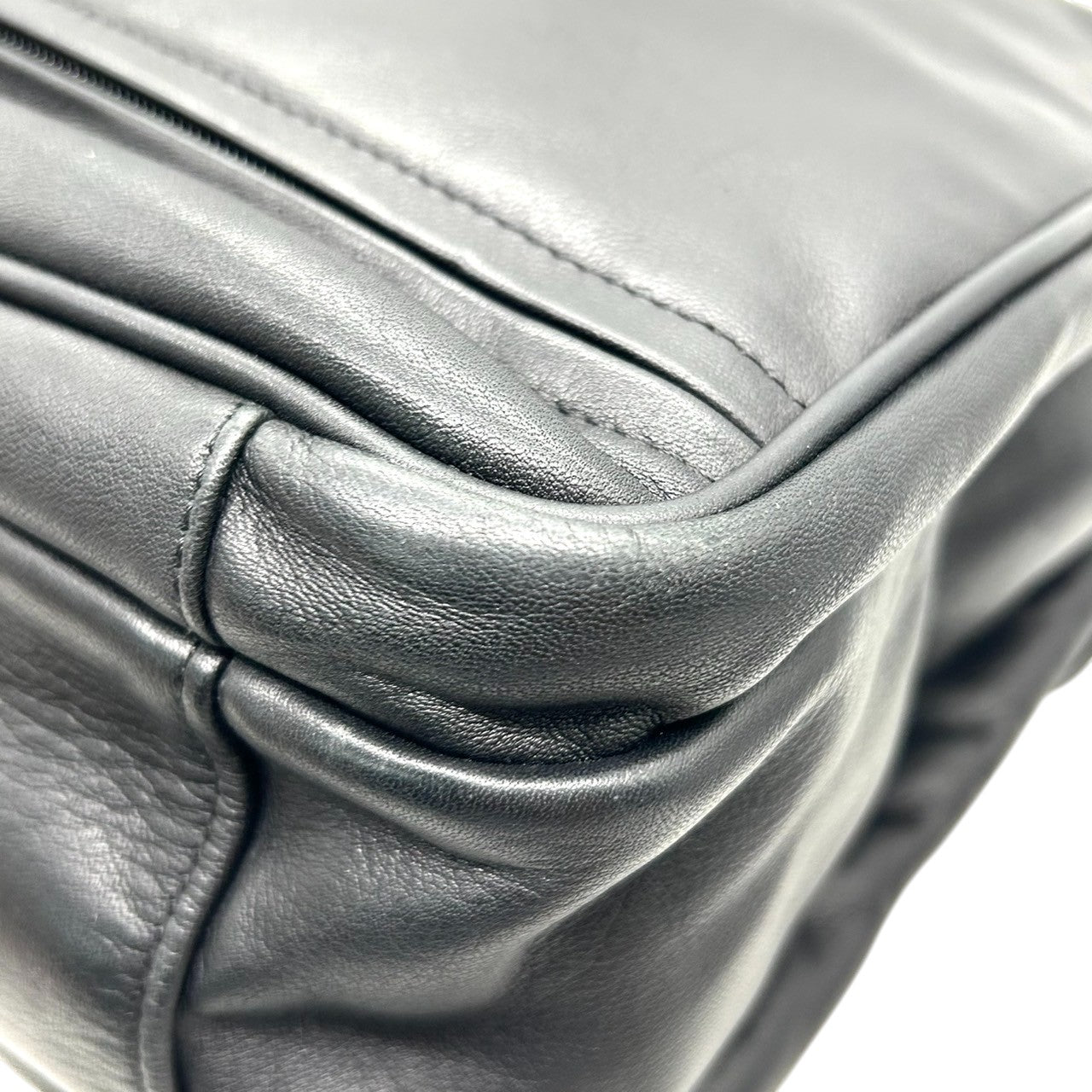 BREE ブリー ビジネスバッグ 2WAY ショルダーバッグ メンズ レザー 本革 黒 ブリーフケース A4 書類鞄 ドイツブランド クラシック 通勤 エレガント ロゴ型押し クリーニング済み X2