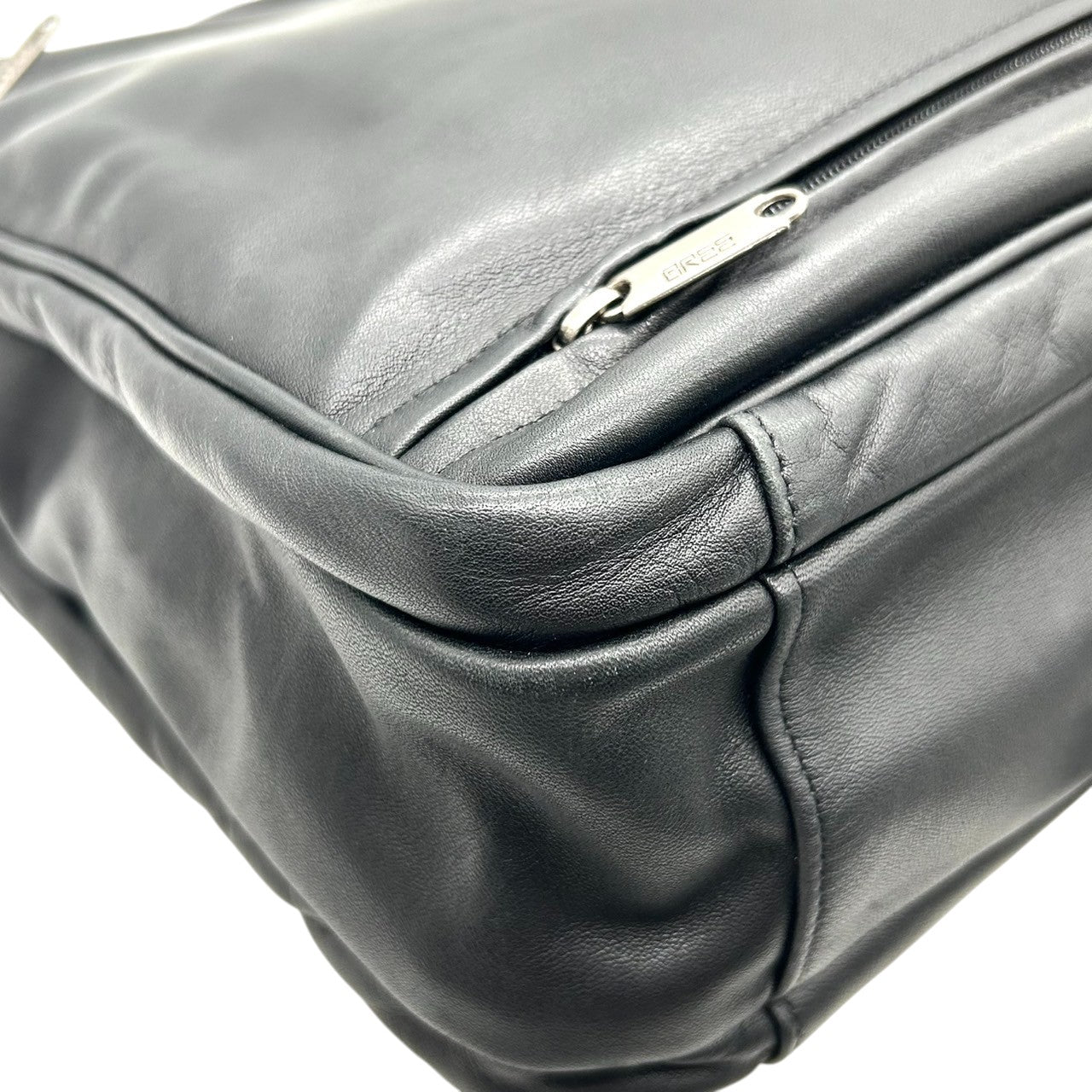 BREE ブリー ビジネスバッグ 2WAY ショルダーバッグ メンズ レザー 本革 黒 ブリーフケース A4 書類鞄 ドイツブランド クラシック 通勤 エレガント ロゴ型押し クリーニング済み X2