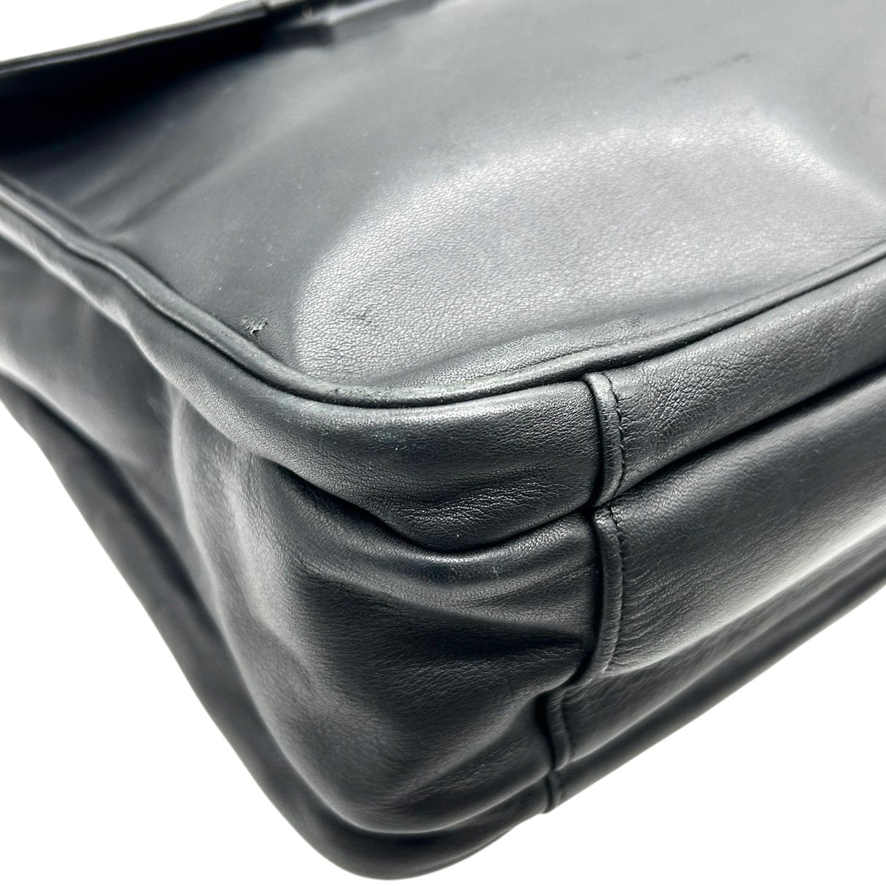 BREE ブリー ビジネスバッグ 2WAY ショルダーバッグ メンズ レザー 本革 黒 ブリーフケース A4 書類鞄 ドイツブランド クラシック 通勤 エレガント ロゴ型押し クリーニング済み X2