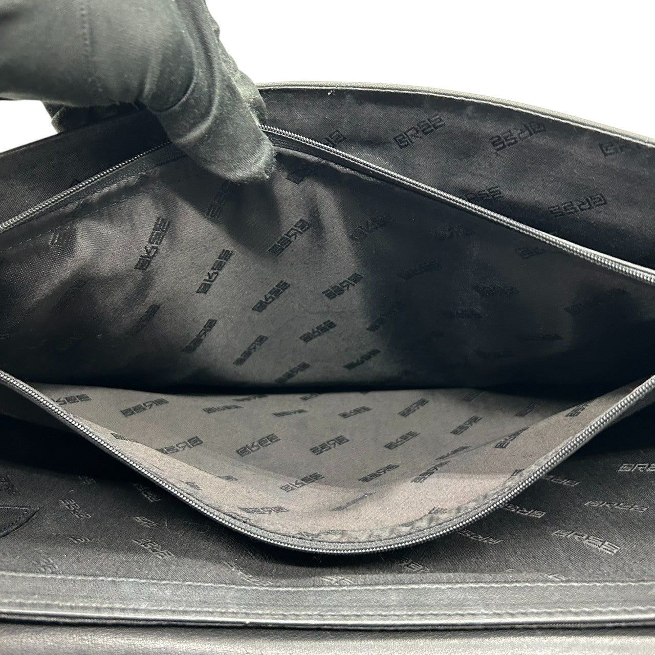 BREE ブリー ビジネスバッグ 2WAY ショルダーバッグ メンズ レザー 本革 黒 ブリーフケース A4 書類鞄 ドイツブランド クラシック 通勤 エレガント ロゴ型押し クリーニング済み X2