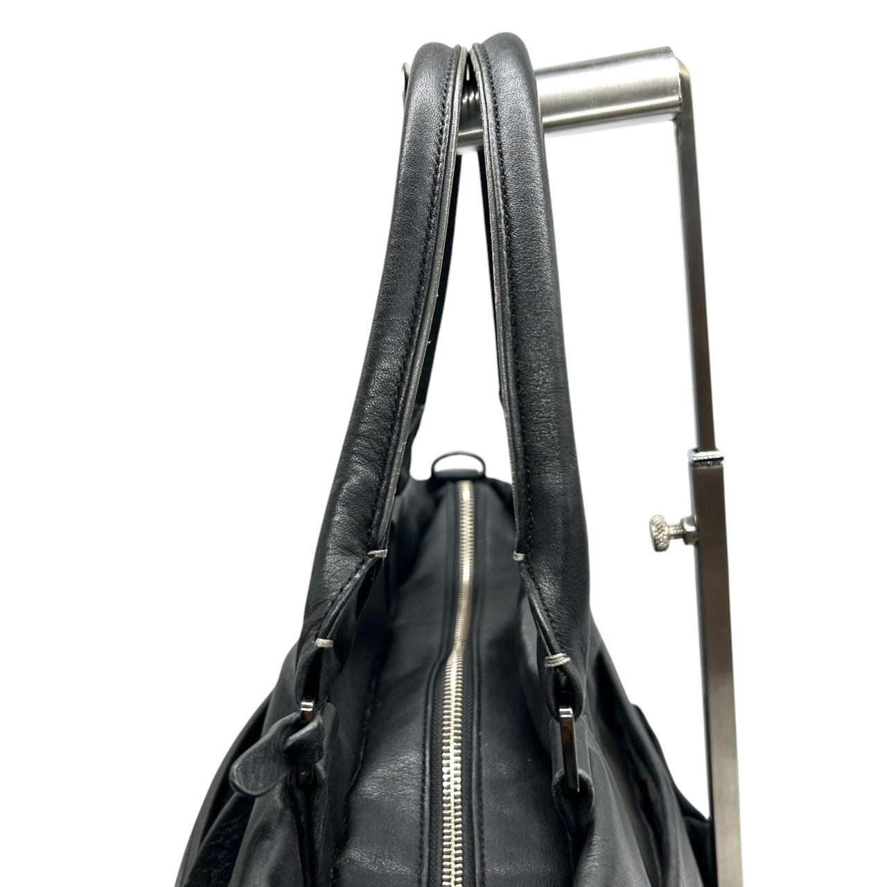 【美品】BREE ブリー 2WAY トートバッグ ショルダーバッグ ビジネスバッグ メンズ レディース レザー 本革 黒 大容量 A4収納可 肩掛け 斜め掛け 通勤 通学 ドイツブランド 高品質 スタイリッシュ ロゴプレート クリーニング済み X2