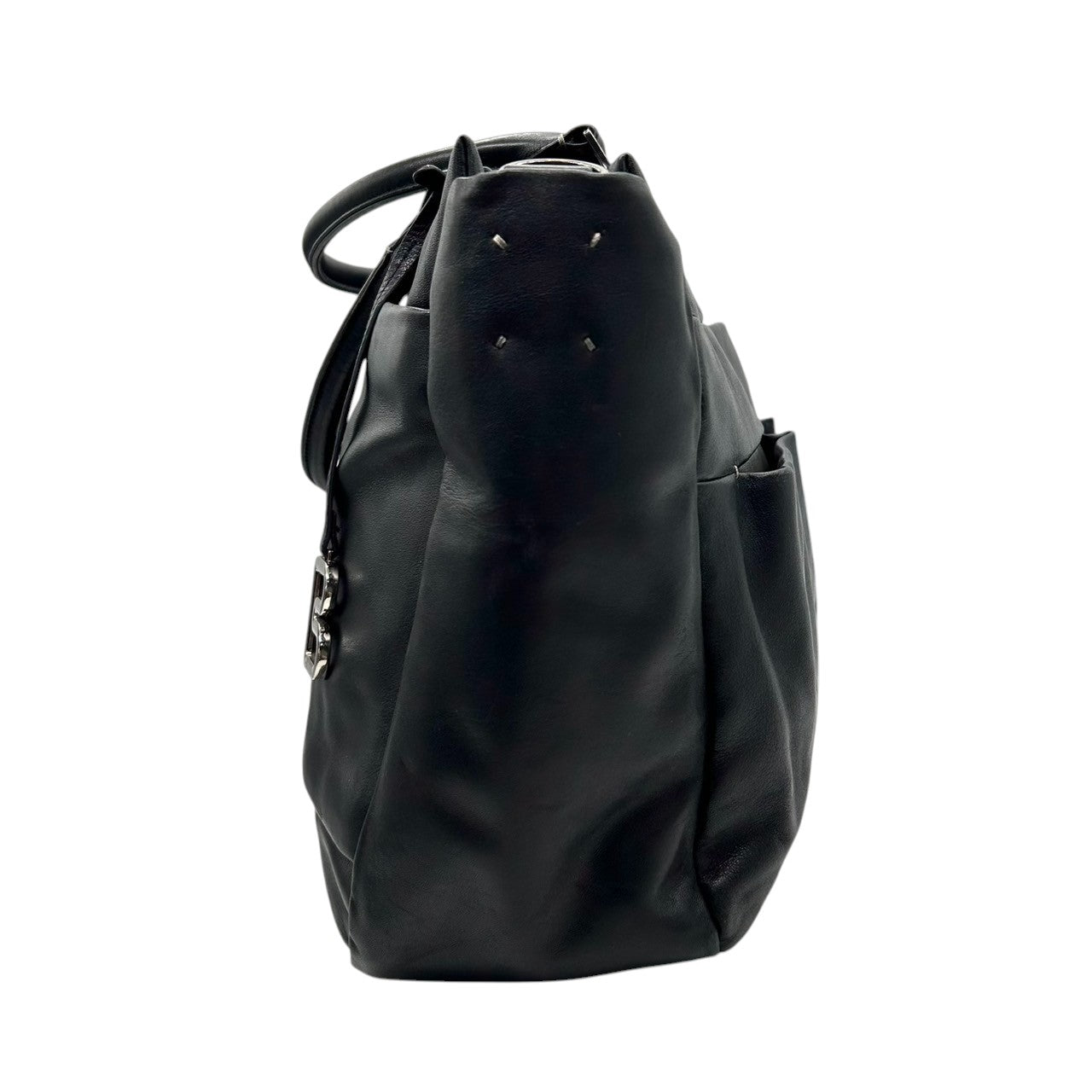 【美品】BREE ブリー 2WAY トートバッグ ショルダーバッグ ビジネスバッグ メンズ レディース レザー 本革 黒 大容量 A4収納可 肩掛け 斜め掛け 通勤 通学 ドイツブランド 高品質 スタイリッシュ ロゴプレート クリーニング済み X2