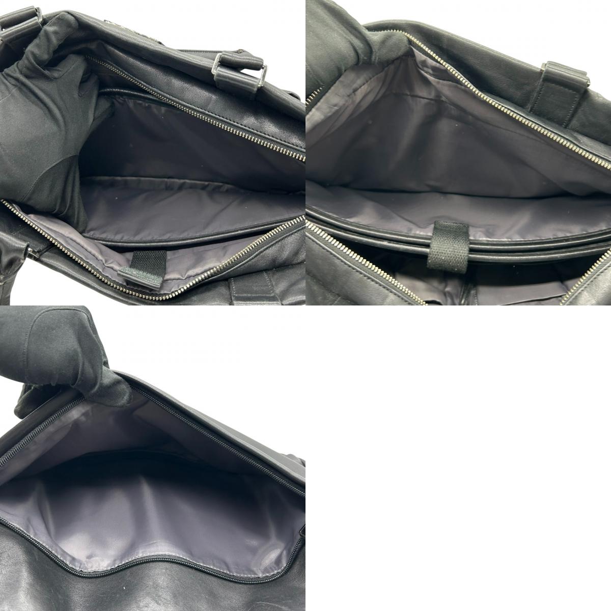 【美品】BREE ブリー 2WAY トートバッグ ショルダーバッグ ビジネスバッグ メンズ レディース レザー 本革 黒 大容量 A4収納可 肩掛け 斜め掛け 通勤 通学 ドイツブランド 高品質 スタイリッシュ ロゴプレート クリーニング済み X2