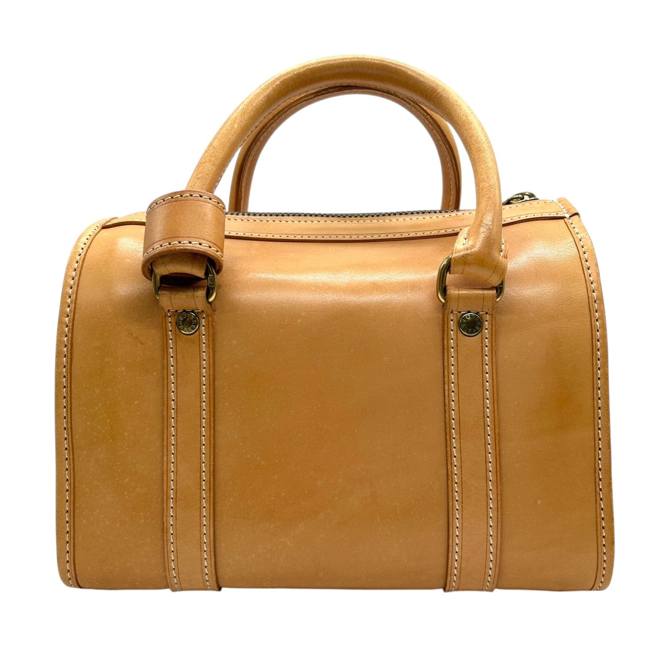 【美品】BREE ブリー 2WAY ボストンバッグ ハンドバッグ ショルダーバッグ ヌメ革 レザー 本革 レディース メンズ ユニセックス 経年変化 エイジング ドイツブランド クラシック ヴィンテージ 肩掛け 斜め掛け ロゴ型押し チャーム付 s41