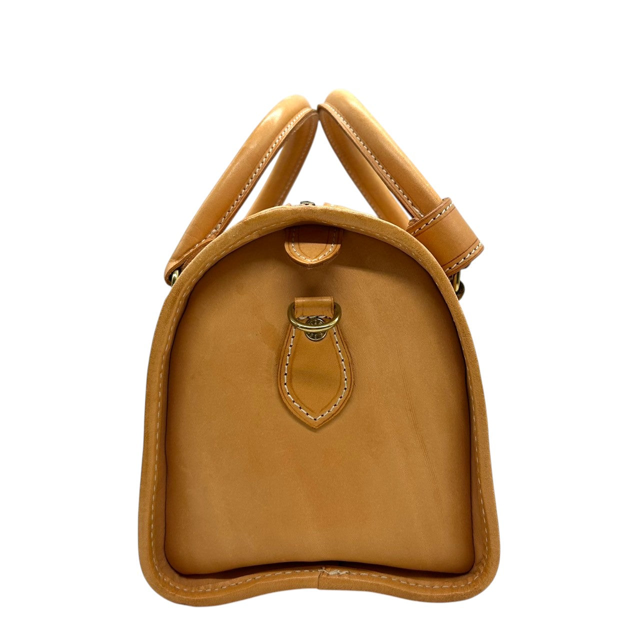 【美品】BREE ブリー 2WAY ボストンバッグ ハンドバッグ ショルダーバッグ ヌメ革 レザー 本革 レディース メンズ ユニセックス 経年変化 エイジング ドイツブランド クラシック ヴィンテージ 肩掛け 斜め掛け ロゴ型押し チャーム付 s41