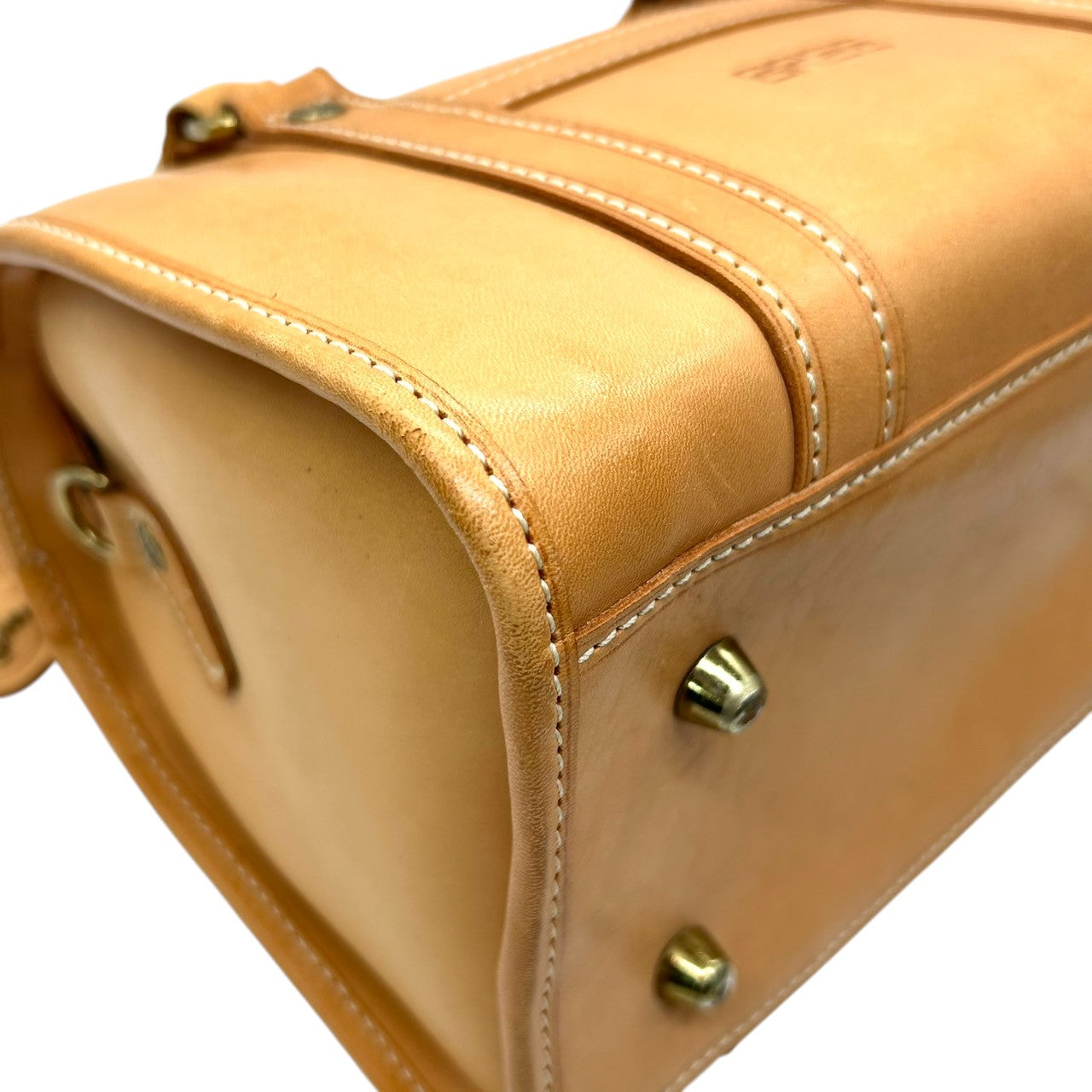 【美品】BREE ブリー 2WAY ボストンバッグ ハンドバッグ ショルダーバッグ ヌメ革 レザー 本革 レディース メンズ ユニセックス 経年変化 エイジング ドイツブランド クラシック ヴィンテージ 肩掛け 斜め掛け ロゴ型押し チャーム付 s41