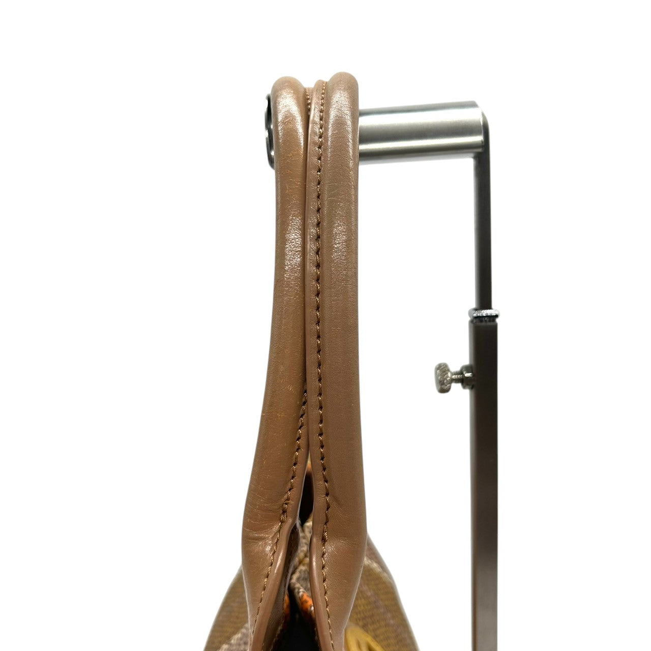 トリーバーチ トートバッグ ストライプ柄 マルチカラー レディース TORY BURCH PVC レザー ブラウン オレンジ A4収納可 肩掛け 大容量 通勤 通学 ハンドバッグ デカロゴ エレガント クラシック 人気モデル s36