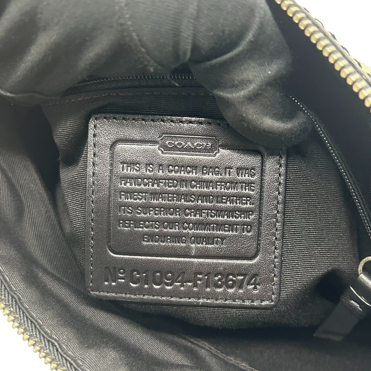 COACH コーチ ショルダーバッグ 2WAY シグネチャー F13674 キャンバス レザー ブラック グレー レディース ワンショルダー 斜め掛け可 エレガント クラシック 定番 人気モデル 通勤 通学 デイリーユース クリーニング済み s78