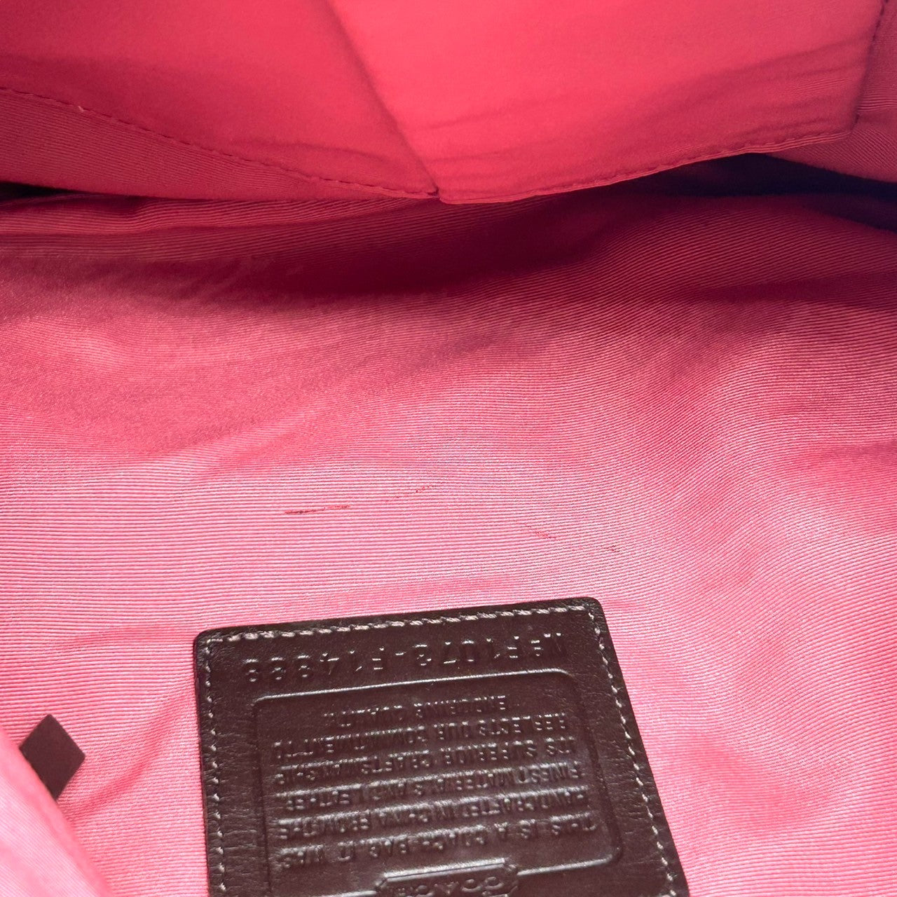 【美品】COACH コーチ ホースアンドキャリッジ ショルダーバッグ F14888 ワンショルダー ナイロン レザー ベージュ ブラウン 馬車柄 総柄 レディース エレガント クラシック 肩掛け可 デイリーユース 軽量 クリーニング済み s53