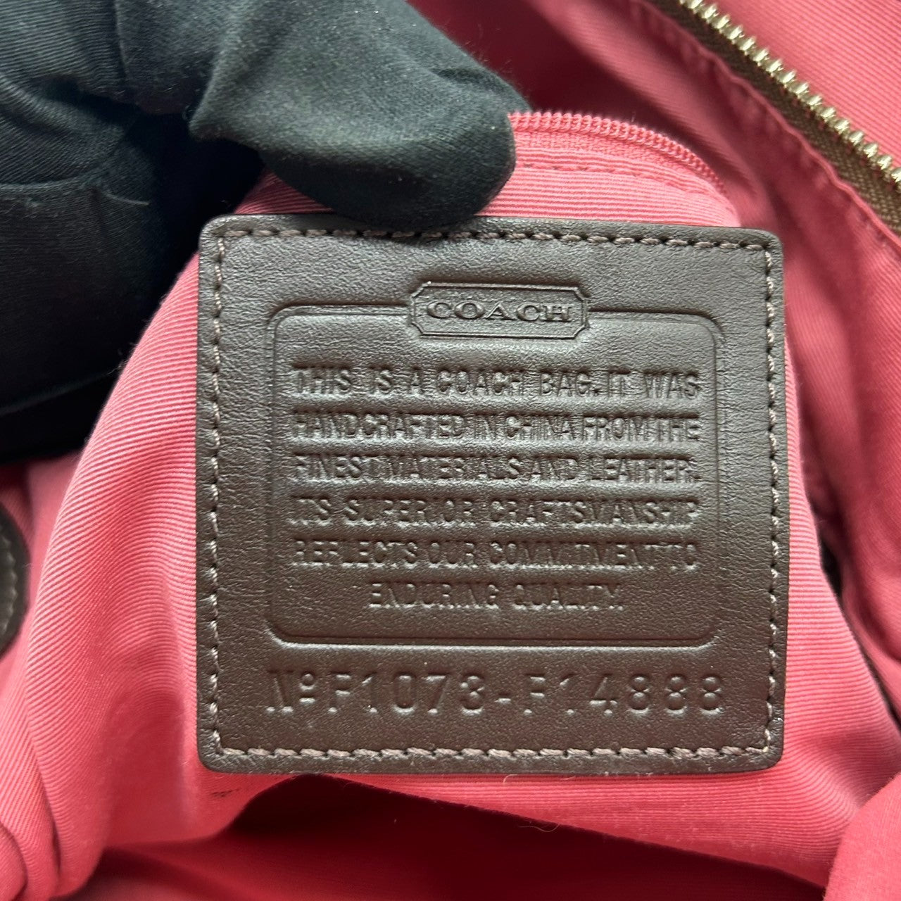 【美品】COACH コーチ ホースアンドキャリッジ ショルダーバッグ F14888 ワンショルダー ナイロン レザー ベージュ ブラウン 馬車柄 総柄 レディース エレガント クラシック 肩掛け可 デイリーユース 軽量 クリーニング済み s53