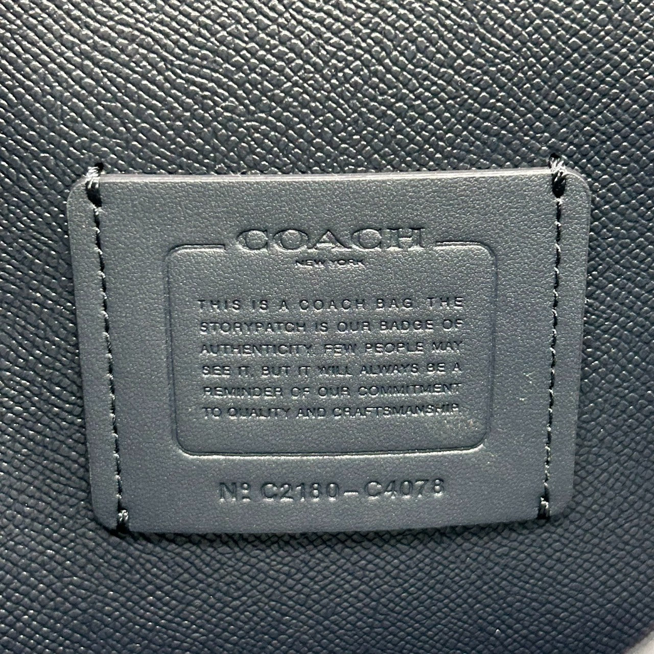 【美品】コーチ COACH ギャラリー トート C4078 2WAY ハンドバッグ ショルダーバッグ レザー 本革 水色 ライトブルー レディース ビジネス 通学 A4収納可 エレガント フェミニン ワンショルダー 斜め掛け可 自立可 クリーニング済み D