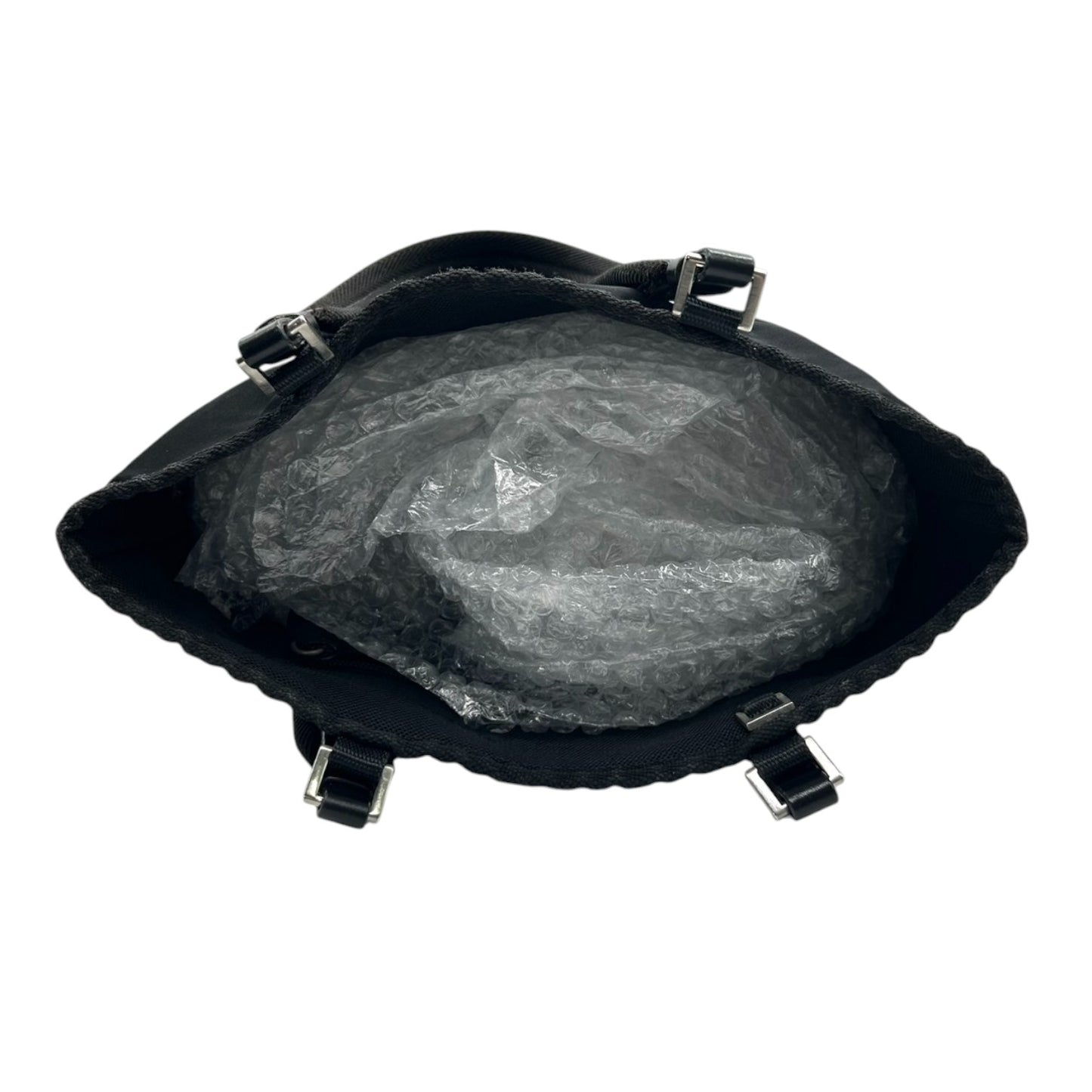 プラダ PRADA トートバッグ ハンドバッグ ナイロン テスート ブラック 黒 ロゴ A4収納可 ビジネス 通勤 通学 レディース メンズ ユニセックス 定番人気モデル 軽量 肩掛け ワンショルダー 三角ロゴプレート s32