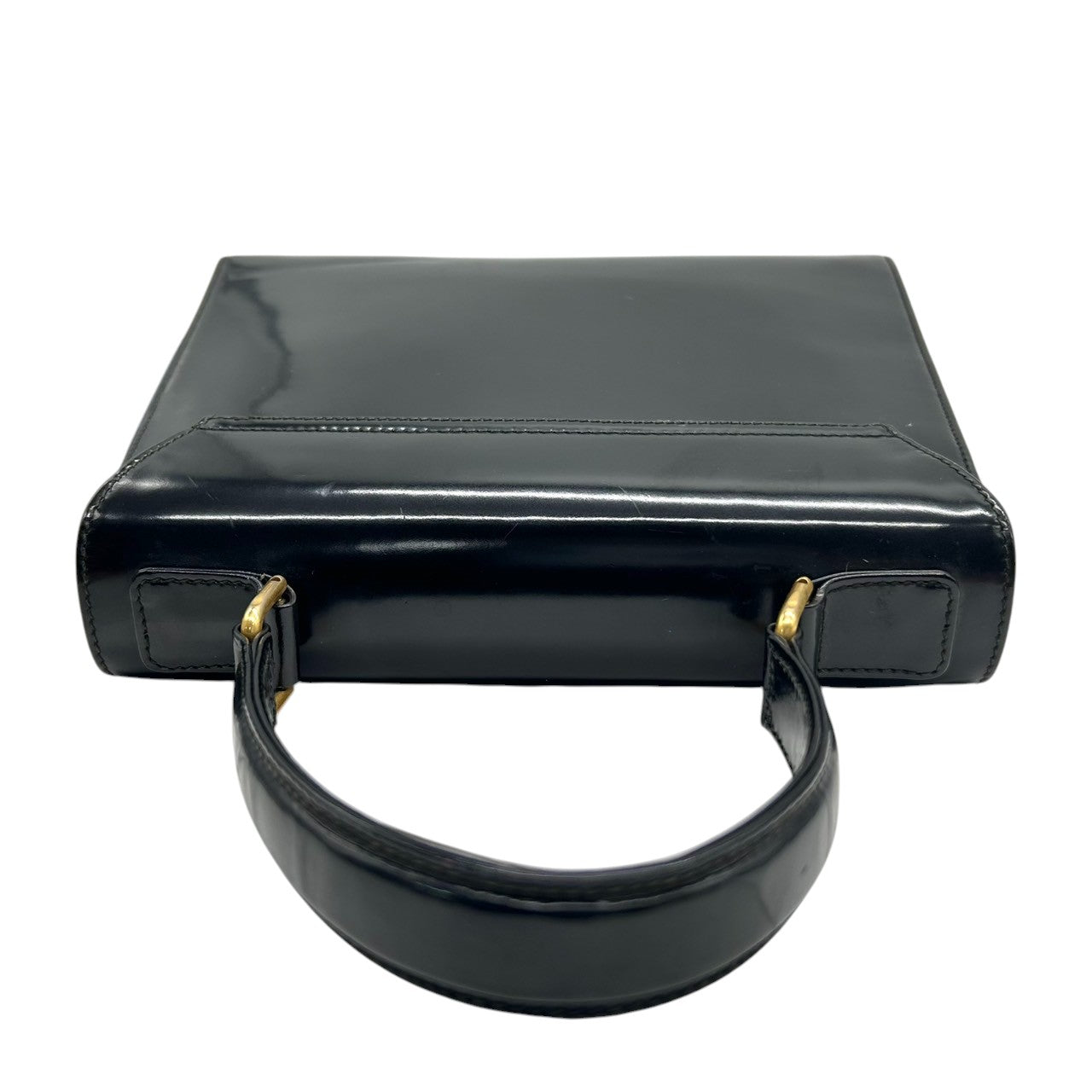 ジバンシー ジバンシィ GIVENCHY ハンドバッグ ヴィンテージ 4Gロゴ レオパード ハラコ レザー 本革 ブラック 黒 ゴールド金具 レディース フォーマル パーティバッグ クラシック エレガント 自立可 クリーニング済み s48