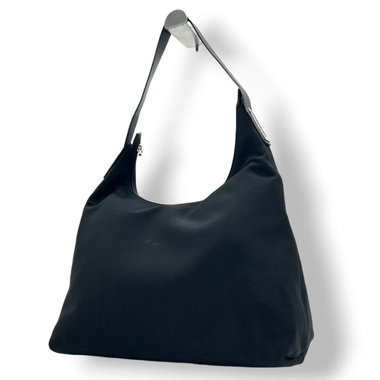 サルヴァトーレフェラガモ Salvatore Ferragamo ショルダーバッグ ハンドバッグ ナイロン レザー ブラック 黒 AQ-21 9653 レディース エレガント シンプル ビジネス 通勤 A4収納可 軽量 自立可 クリーニング済み s48