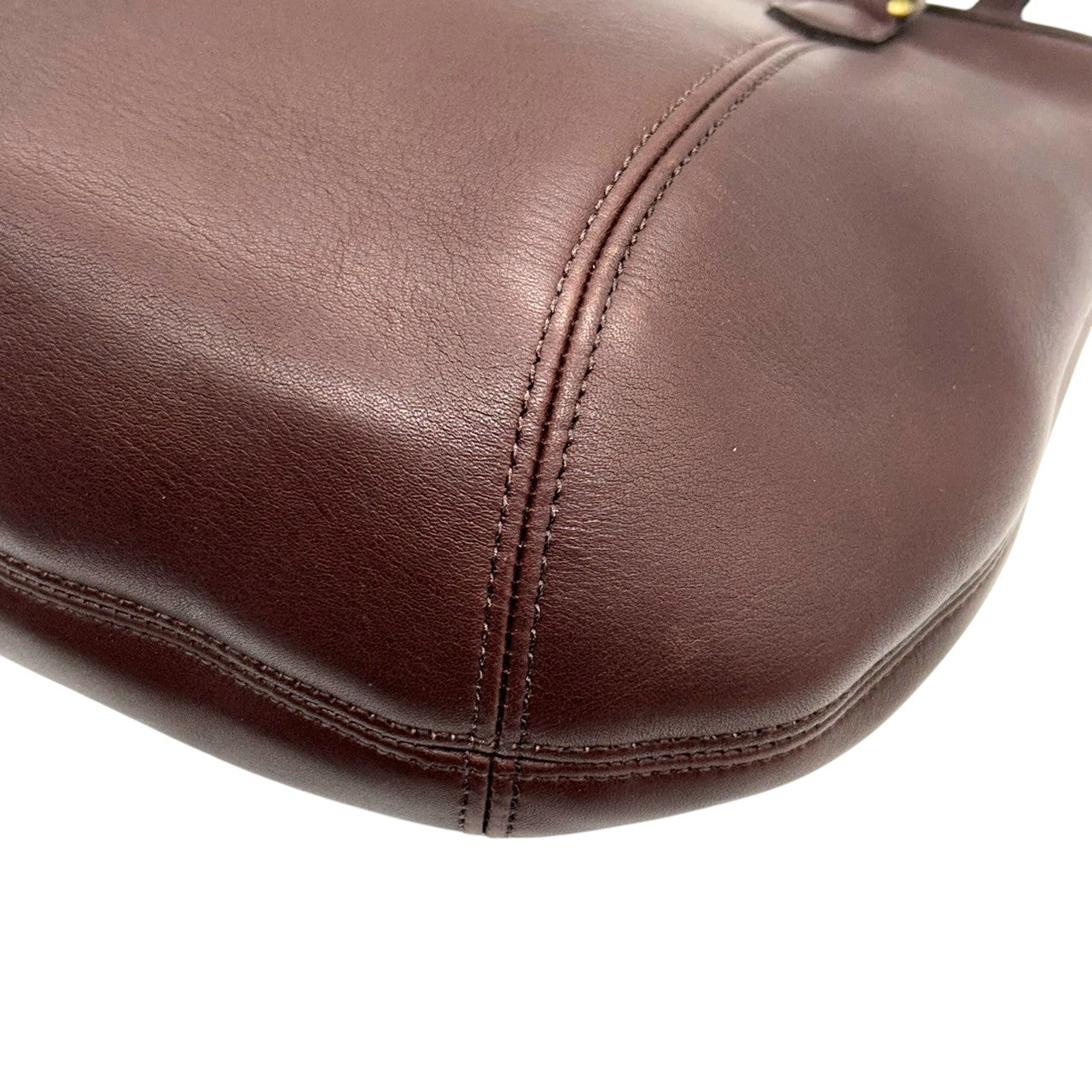 【美品】オールドコーチ COACH トートバッグ ショルダーバッグ 9996 ヴィンテージ グラブタンレザー 本革 ダークブラウン こげ茶 レディース 通勤 通学 肩掛け ワンショルダー A4収納可 クラシックデザイン クリーニング済み s38