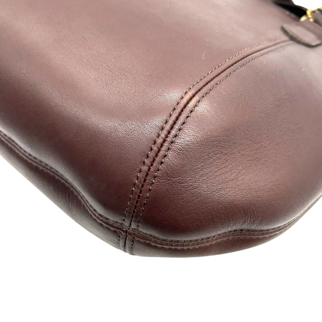 【美品】オールドコーチ COACH トートバッグ ショルダーバッグ 9996 ヴィンテージ グラブタンレザー 本革 ダークブラウン こげ茶 レディース 通勤 通学 肩掛け ワンショルダー A4収納可 クラシックデザイン クリーニング済み s38