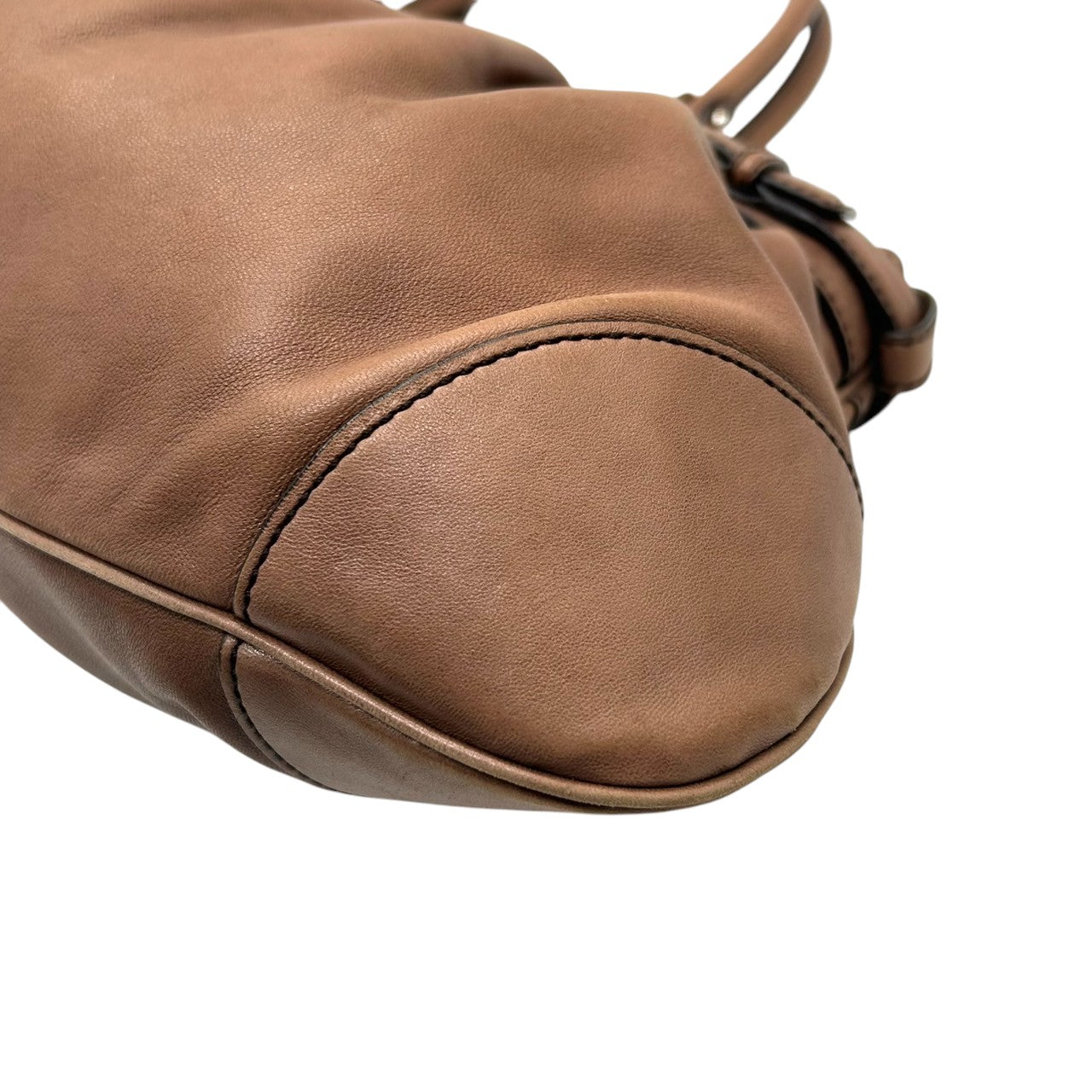 サルヴァトーレフェラガモ マリッサ ハンドバッグ ガンチーニ レザー AB-21 5370 ブラウン レディース エレガント フェミニン 肩掛け ワンショルダー 通勤バッグ クリーニング済み Salvatore Ferragamo U