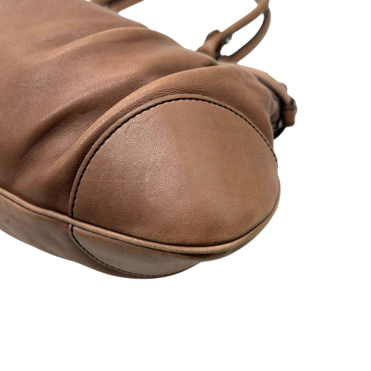 サルヴァトーレフェラガモ マリッサ ハンドバッグ ガンチーニ レザー AB-21 5370 ブラウン レディース エレガント フェミニン 肩掛け ワンショルダー 通勤バッグ クリーニング済み Salvatore Ferragamo U