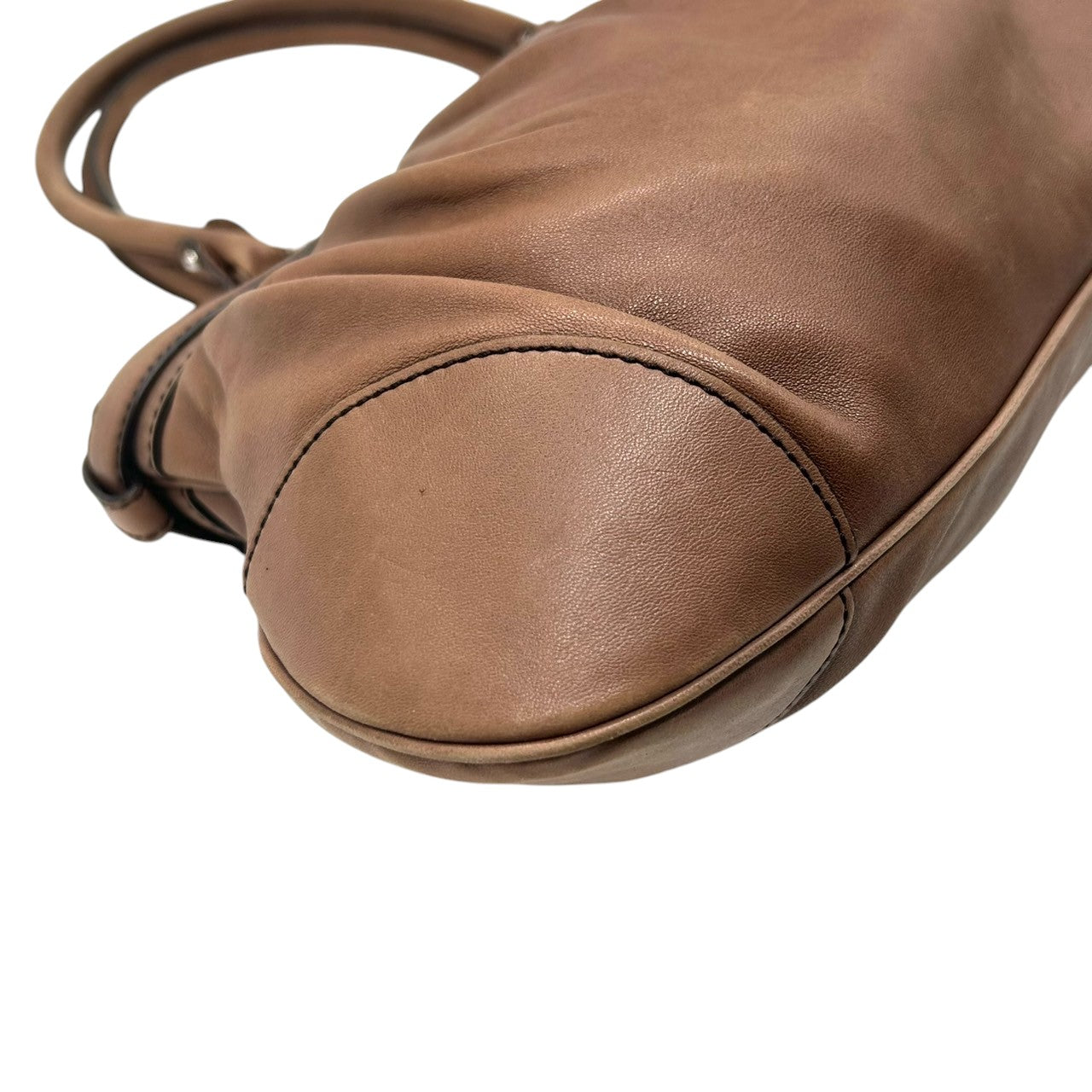 サルヴァトーレフェラガモ マリッサ ハンドバッグ ガンチーニ レザー AB-21 5370 ブラウン レディース エレガント フェミニン 肩掛け ワンショルダー 通勤バッグ クリーニング済み Salvatore Ferragamo U