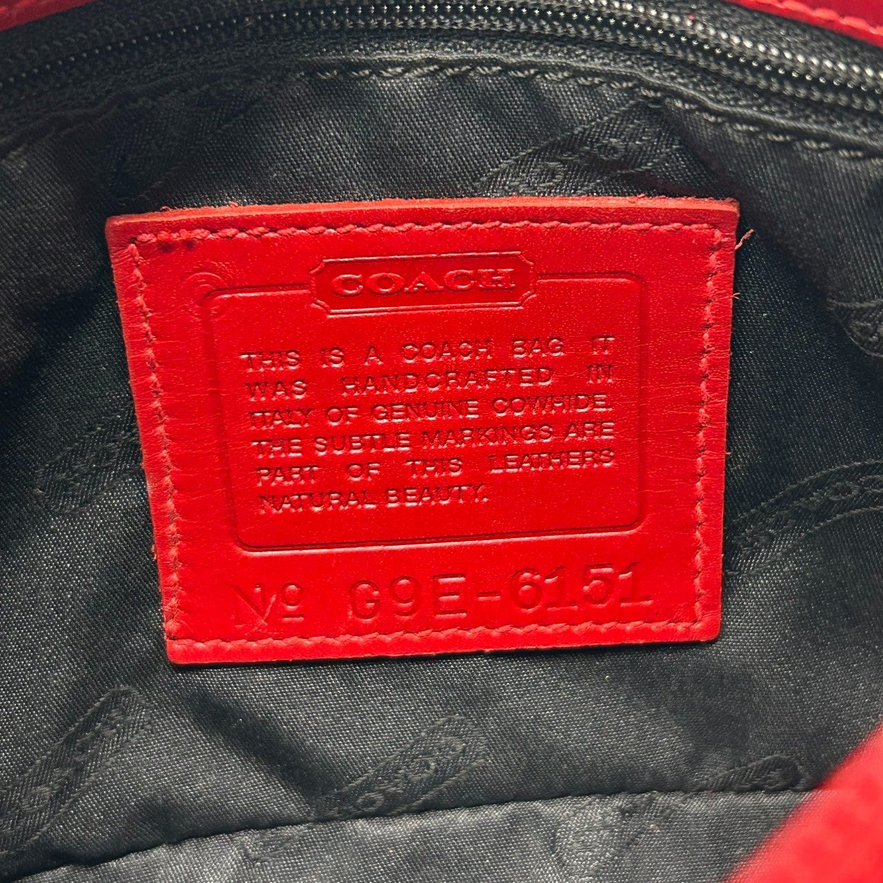 コーチ COACH ハンドバッグ ミニバッグ アクセサリーポーチ 6151 ヴィンテージ オールドコーチ レザー 本革 レッド 赤 レディース 希少 イタリア製 ワンショルダー 肩掛け コンパクト クラシック エレガント 自立可 クリーニング済み s50