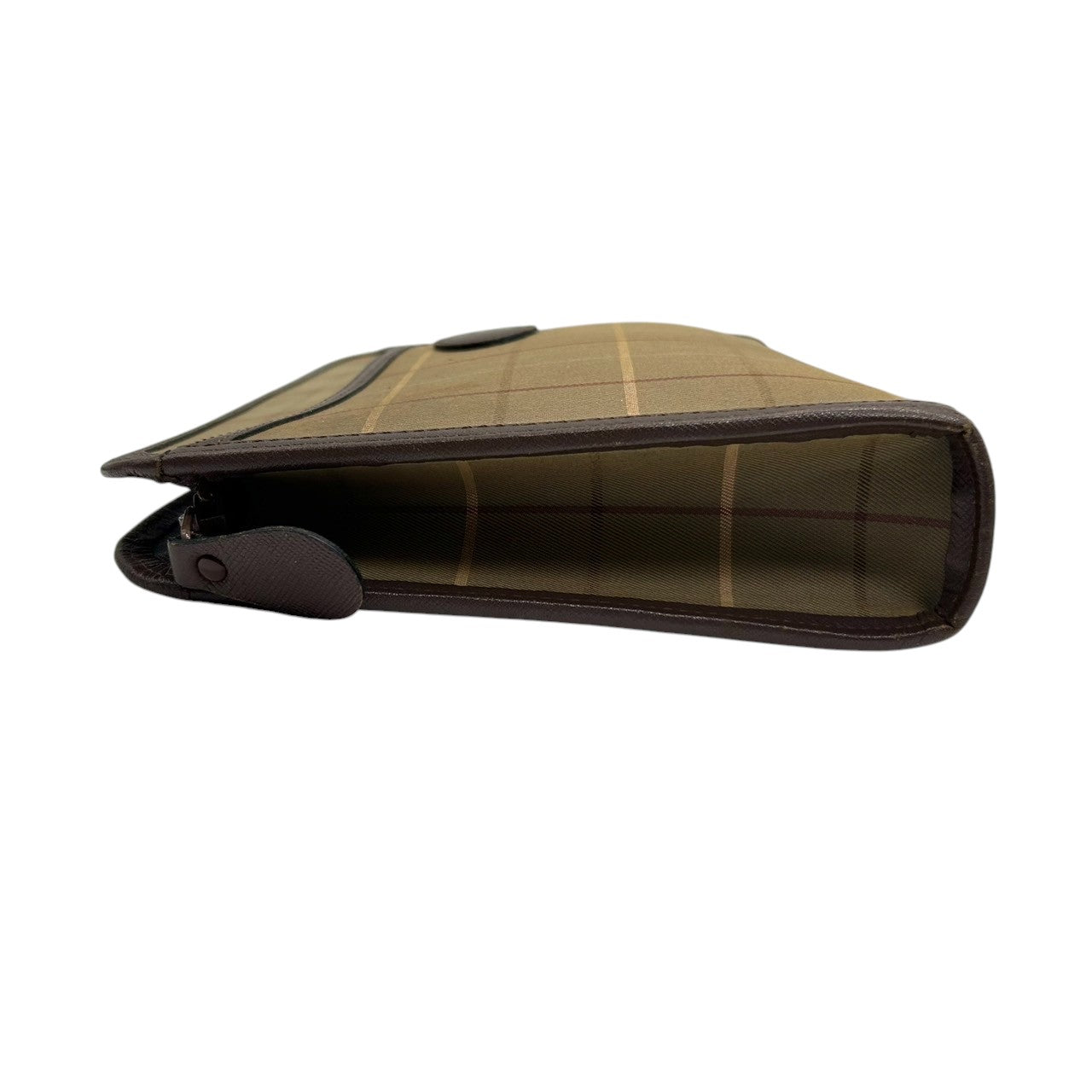 バーバリー Burberrys クラッチバッグ セカンドバッグ ポーチ ヴィンテージチェック ホースロゴ ビンテージ レザー ナイロン ブラウン ベージュ メンズ レディース ユニセックス 定番人気モデル 男女兼用 クリーニング済み s39