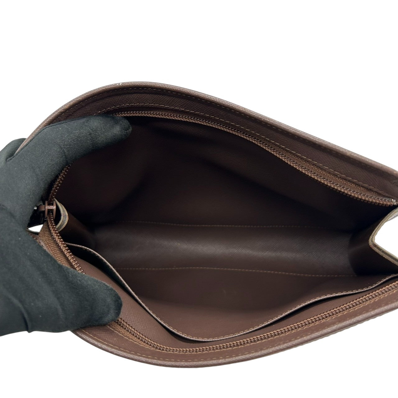 バーバリー Burberrys クラッチバッグ セカンドバッグ ポーチ ヴィンテージチェック ホースロゴ ビンテージ レザー ナイロン ブラウン ベージュ メンズ レディース ユニセックス 定番人気モデル 男女兼用 クリーニング済み s39