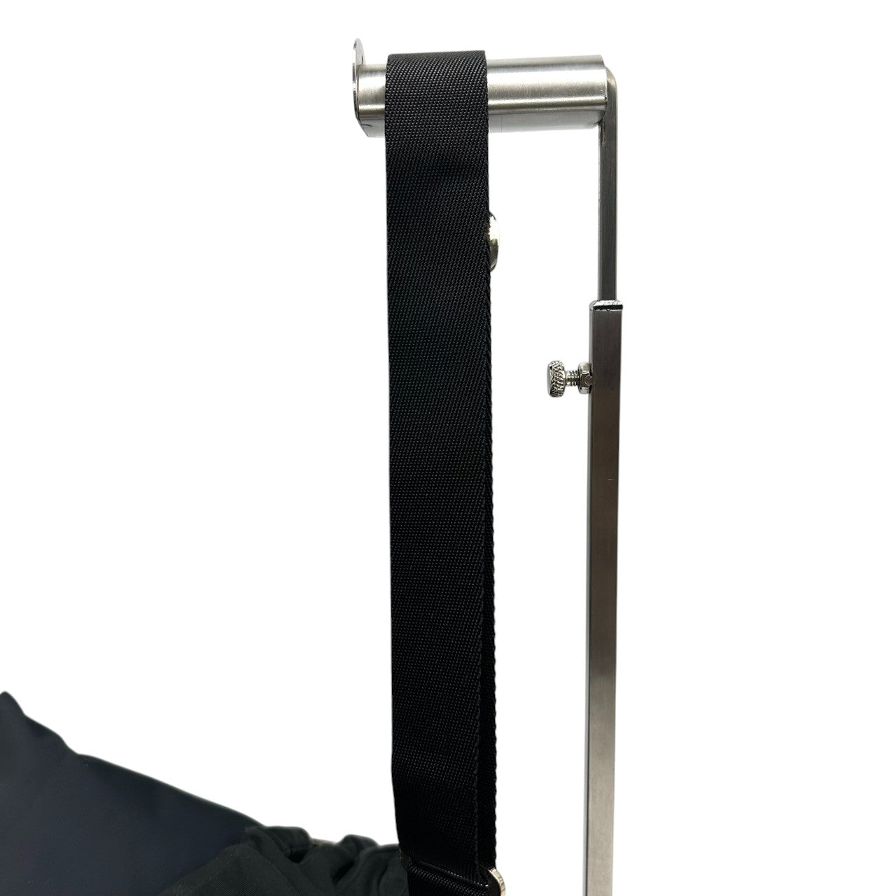 アニエスベー agnes b. VOYAGE ショルダーバッグ ナイロン レザー ブラック 黒 ロゴプレート レディース メンズ ユニセックス 軽量 シンプル カジュアル 通勤 通学 斜め掛け可 肩掛け クリーニング済み s39