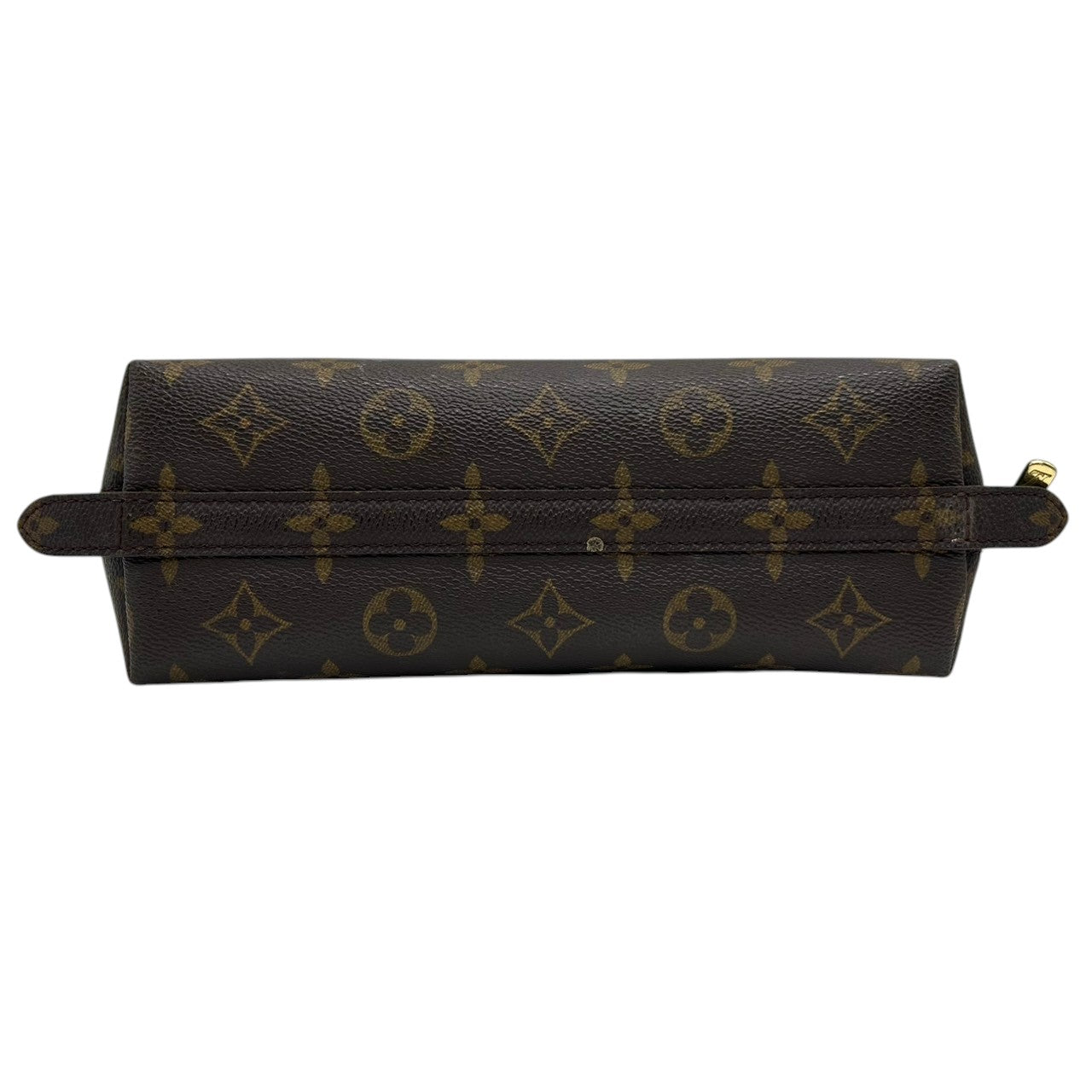 ルイヴィトン LOUIS VUITTON ポシェット コスメティック M47515 モノグラム 化粧ポーチ 半月型 アクセサリーポーチ 小物入れ レディース ブラウン PVC レザー ヴィンテージ ビンテージ クラシック 定番 人気 クリーニング済み s57