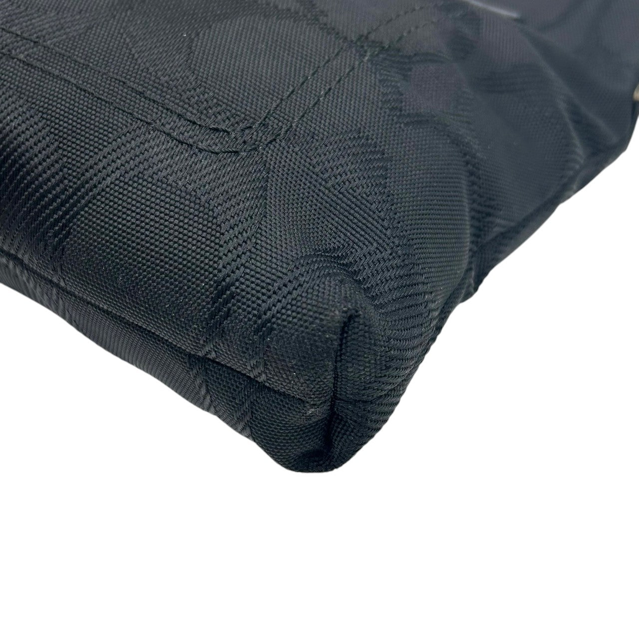 【美品】コーチ COACH オプアート ショルダーバッグ F14872 クロスボディバッグ 斜め掛け可 レディース メンズ ユニセックス キャンバス パテントレザー ブラック 軽量 スタイリッシュデザイン 通勤 通学 クリーニング済み s35