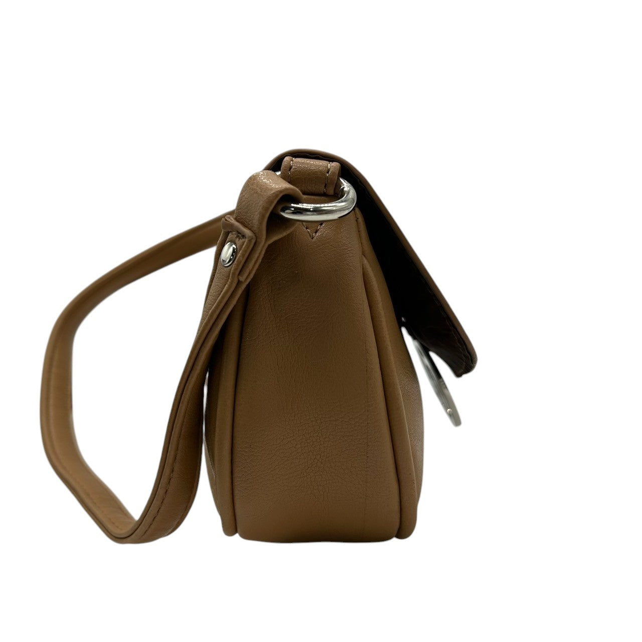 トミーヒルフィガー ハンドバッグ ワンショルダー 自立可 THロゴ Y2K 00s ストライプ レザー ベージュ キャメル レディース コンパクト ミニバッグ エレガント カジュアル お出かけ TOMMY HILFIGER 箱付き クリーニング済み R