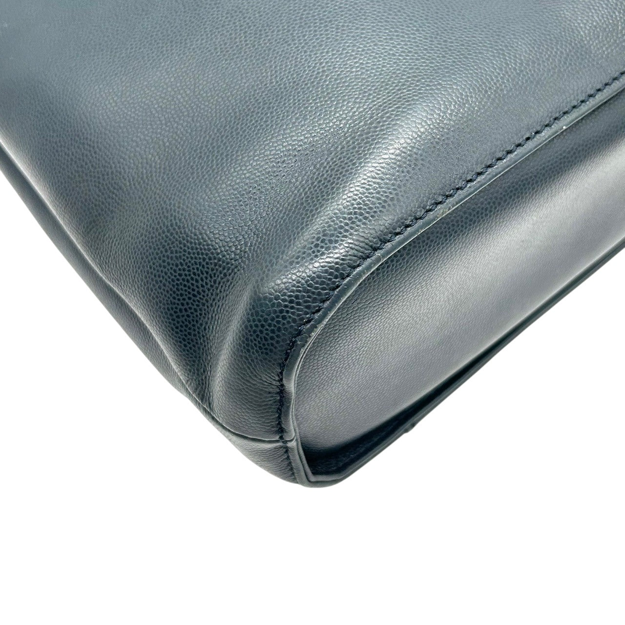 【Christian Lacroix】クリスチャンラクロワ ハンドバッグ トートバッグ ワンショルダー レザー 本革 ネイビー ブラック系 ハート クロスモチーフ エナメル切替 フランス製 レディース ヴィンテージ レア クリーニング済み s67