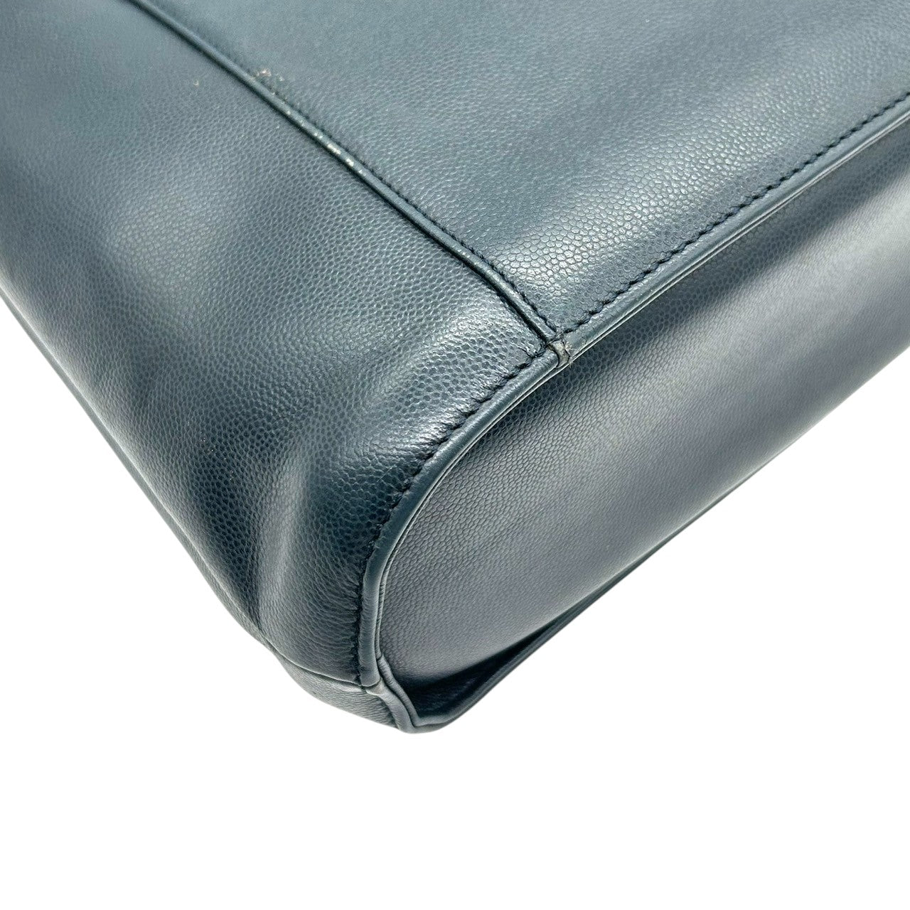 【Christian Lacroix】クリスチャンラクロワ ハンドバッグ トートバッグ ワンショルダー レザー 本革 ネイビー ブラック系 ハート クロスモチーフ エナメル切替 フランス製 レディース ヴィンテージ レア クリーニング済み s67