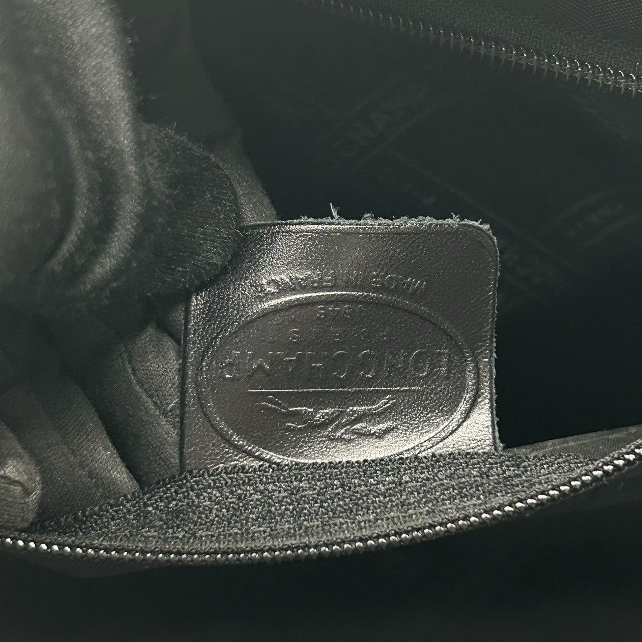 【美品】LONGCHAMP ロンシャン ロゾ ハンドバッグ トートバッグ 自立可 バンブー トグル パテントレザー エナメル ダークブラウン フランス製 レディース ビジネス 通勤 エレガント 人気モデル クリーニング済み E2