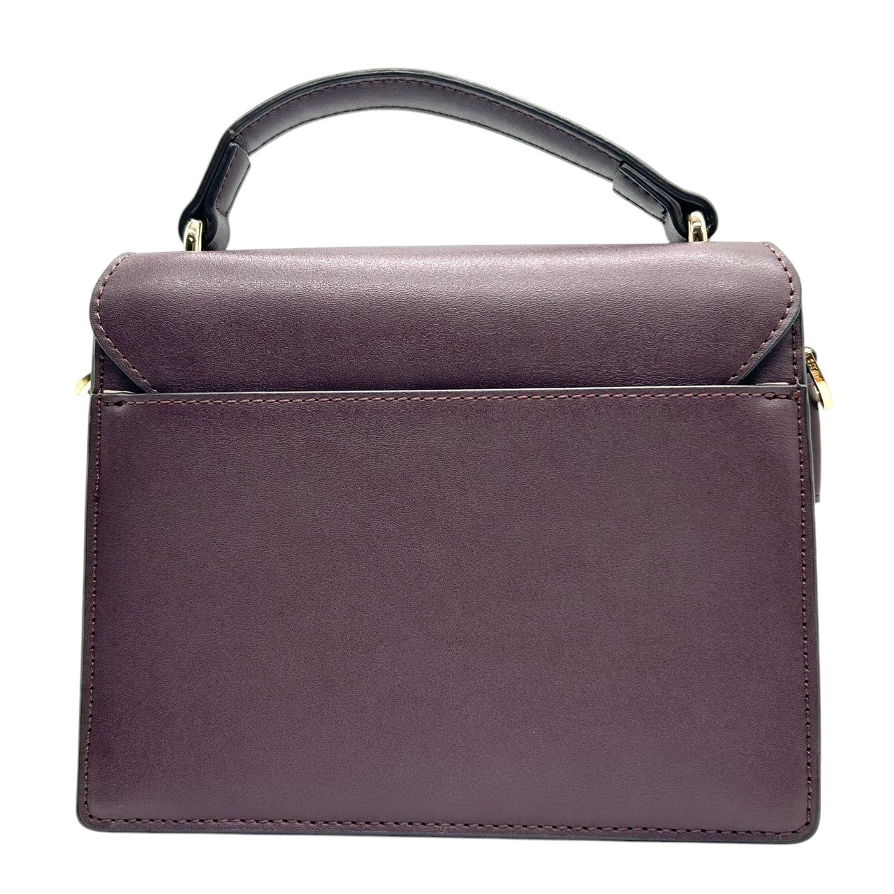 【未使用級/極美品】Samantha Thavasa サマンサタバサ 2WAY ハンドバッグ ショルダーバッグ 斜め掛け可 自立可 トップハンドル スクエア レザー ワインレッド ゴールド金具 フラップ レディース エレガント クリーニング済み s33