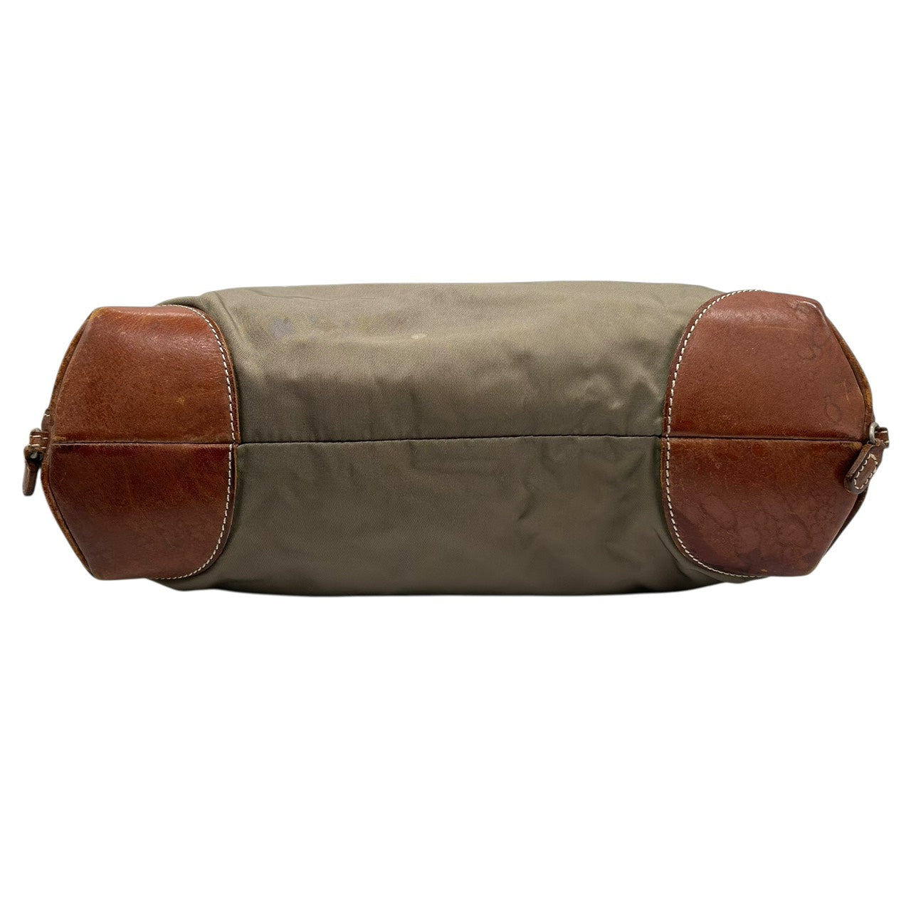 オロビアンコ Orobianco ナイロン×レザー ショルダーバッグ ワンショルダー トート カーキ 茶色 ブラウン S96