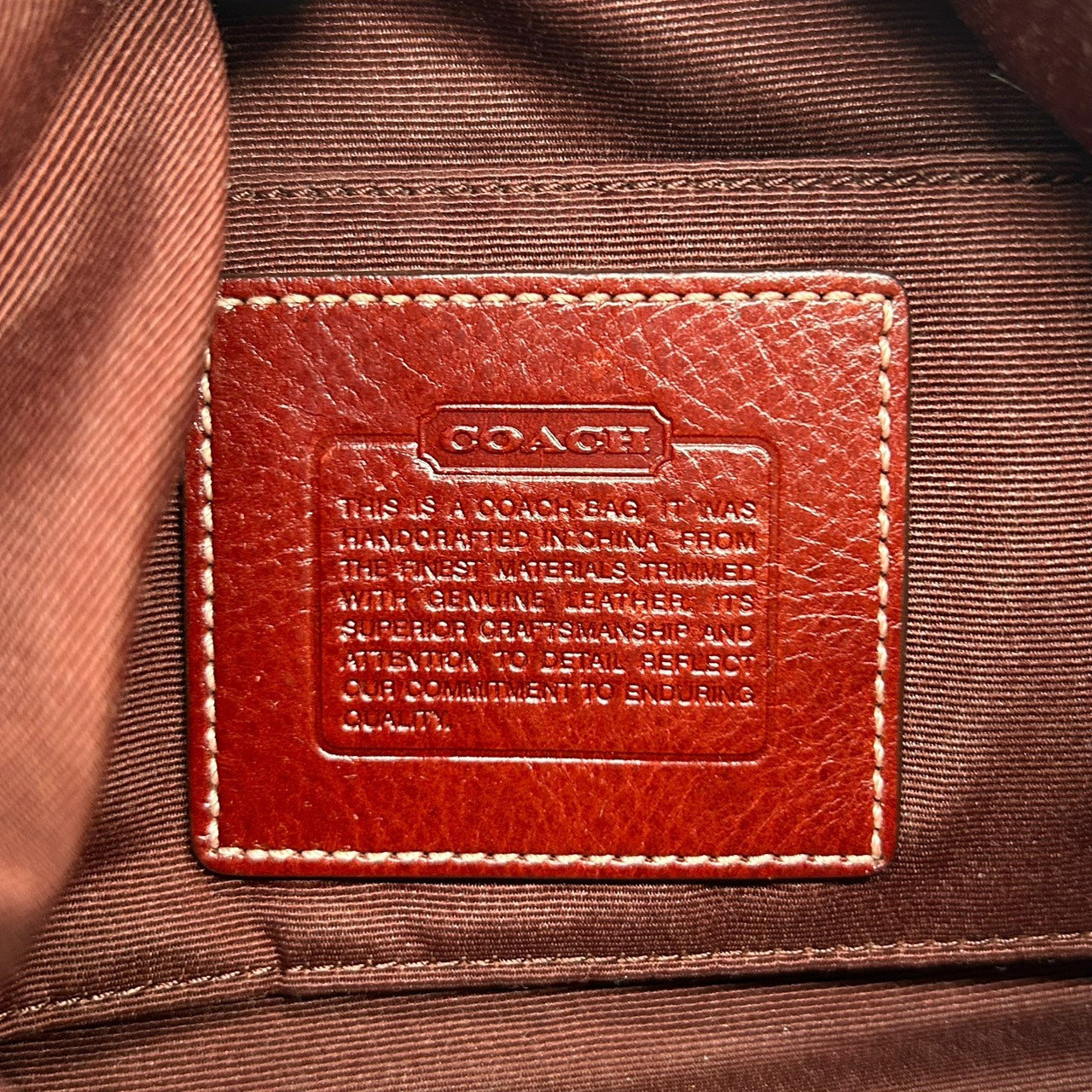 美品 コーチ COACH ショルダーバッグ アクセサリーポーチ ミニシグネチャー ジャガード 赤 レッド キャンバス ハンドバッグ S92