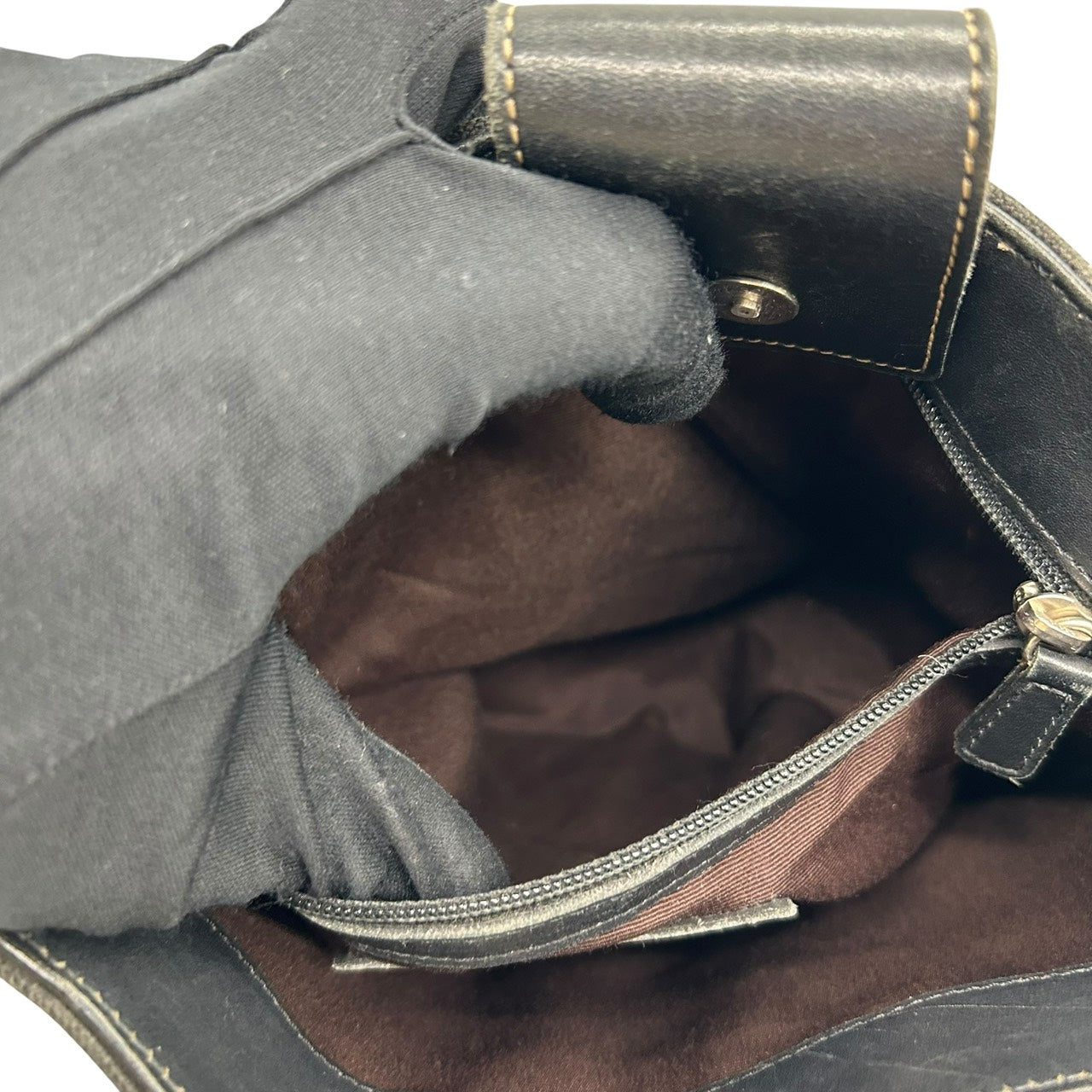 コーチ COACH トートバッグ キャンバス レザー コンビ 黒 ブラック A4収納可能 ユニセックス E9