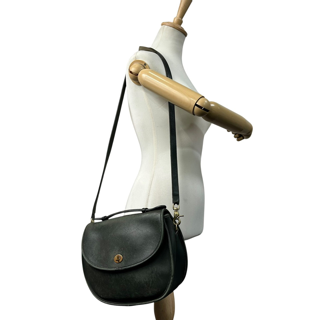 コーチ COACH オールドコーチ グラブタンレザー ショルダーバッグ 2WAY クロスボディ 緑 グリーン E9　00s old coach 242 shoulderbag leather