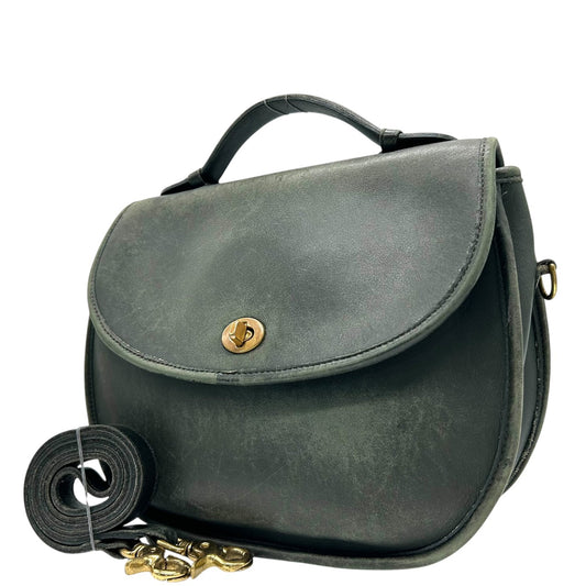 コーチ COACH オールドコーチ グラブタンレザー ショルダーバッグ 2WAY クロスボディ 緑 グリーン E9　00s old coach 242 shoulderbag leather