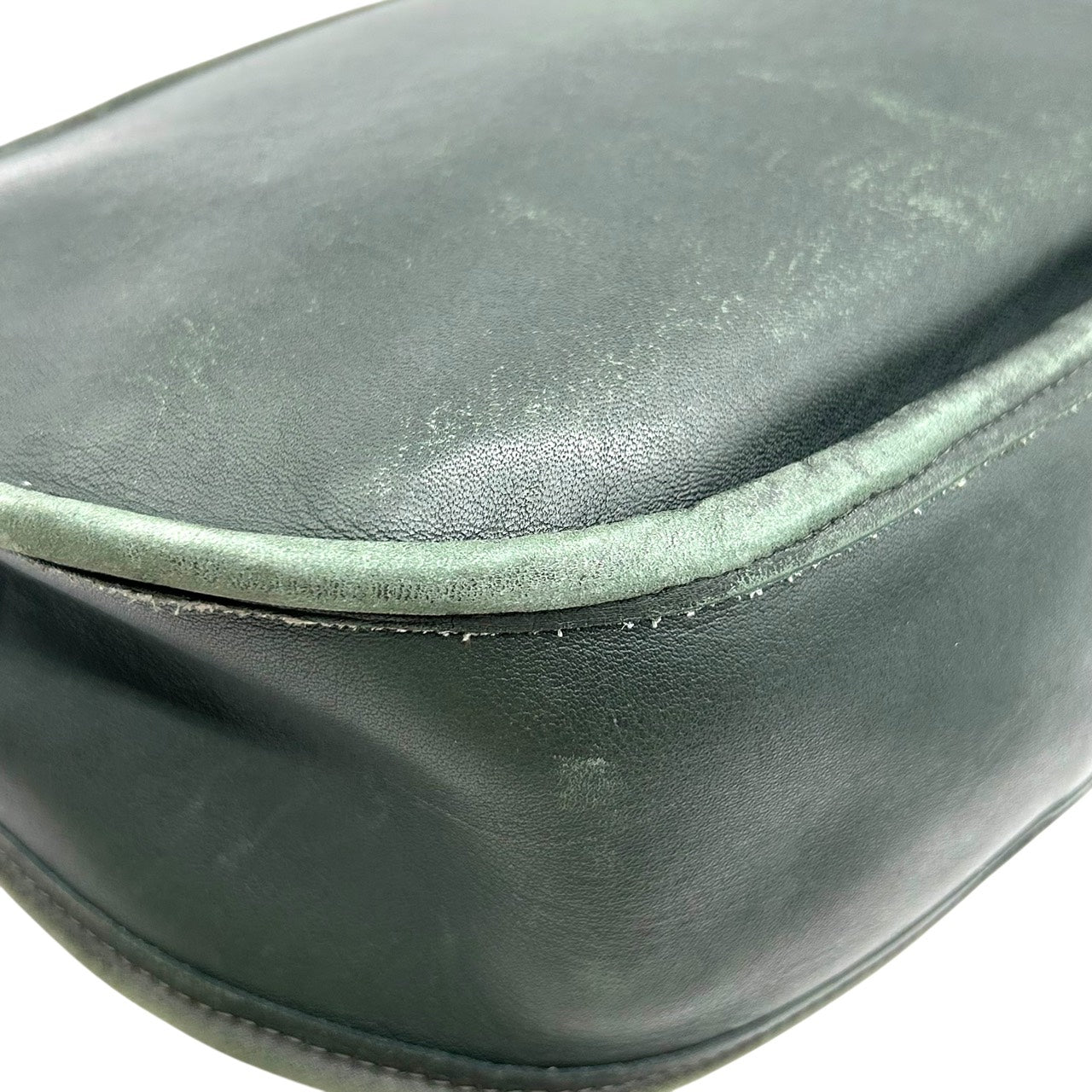 コーチ COACH オールドコーチ グラブタンレザー ショルダーバッグ 2WAY クロスボディ 緑 グリーン E9　00s old coach 242 shoulderbag leather