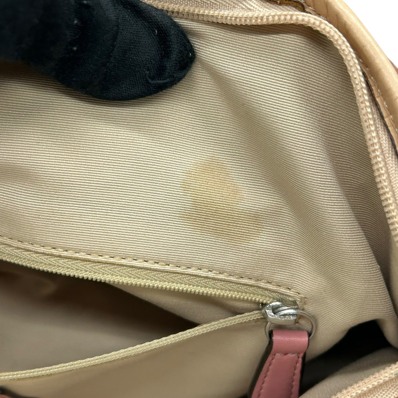 コーチ COACH シグネチャー パテントレザー トートバッグ ショルダーバッグ 2WAY エナメル ブラウン キャメル E9