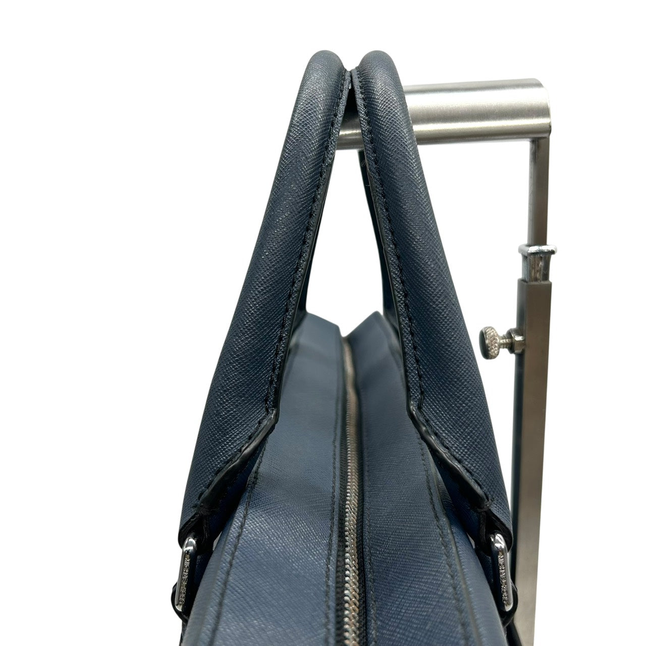 マイケルコース MICHAEL KORS サフィアーノレザー ブリーフケース 2WAY ビジネスバッグ ブルー ネイビー シルバー金具 X2