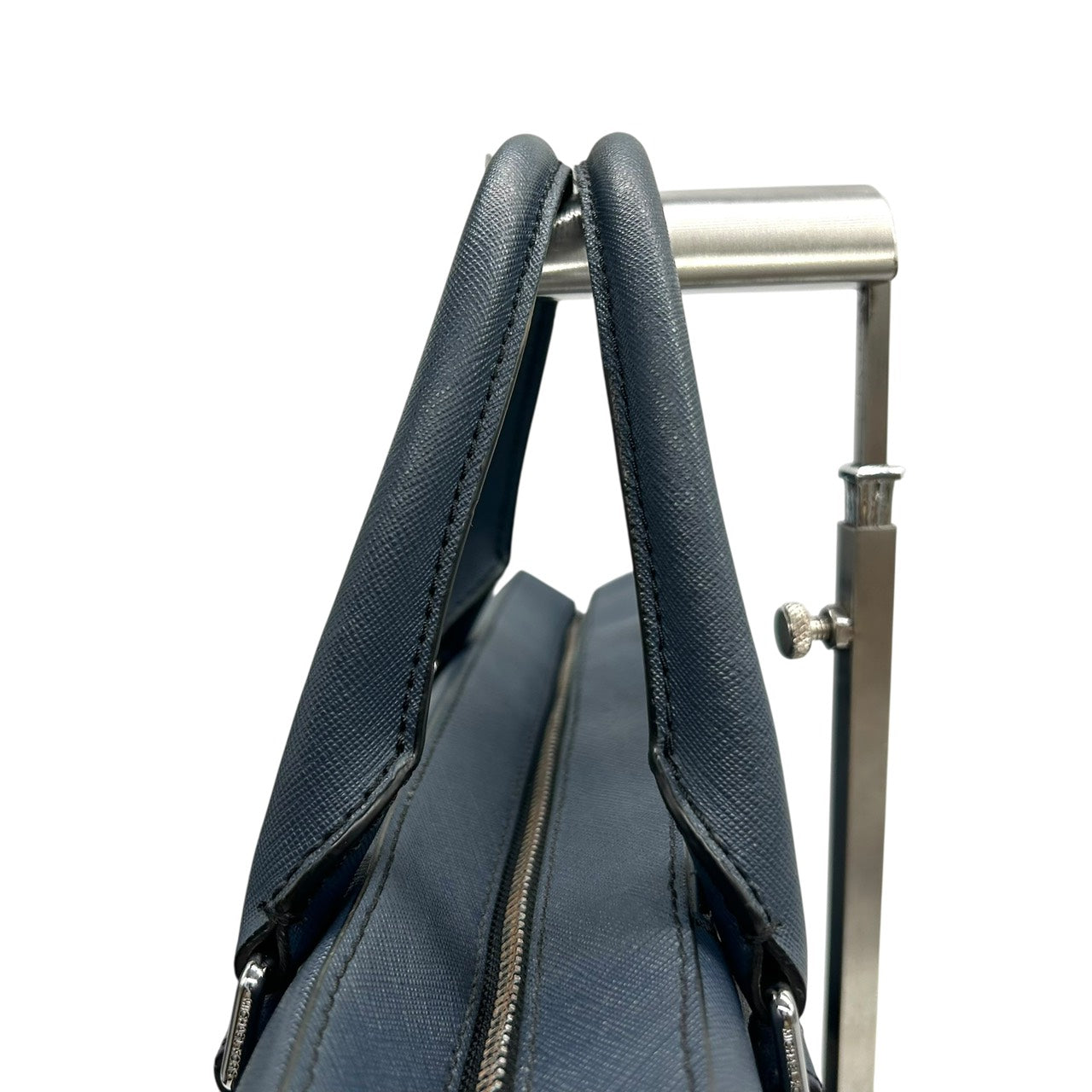 マイケルコース MICHAEL KORS サフィアーノレザー ブリーフケース 2WAY ビジネスバッグ ブルー ネイビー シルバー金具 X2