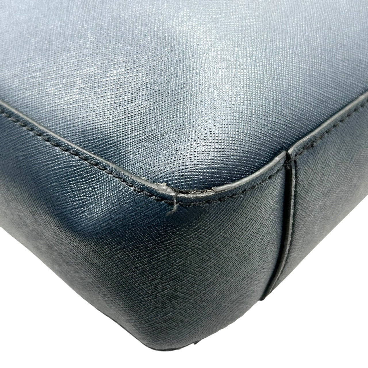 マイケルコース MICHAEL KORS サフィアーノレザー ブリーフケース 2WAY ビジネスバッグ ブルー ネイビー シルバー金具 X2