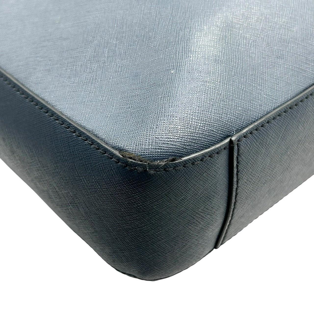 マイケルコース MICHAEL KORS サフィアーノレザー ブリーフケース 2WAY ビジネスバッグ ブルー ネイビー シルバー金具 X2