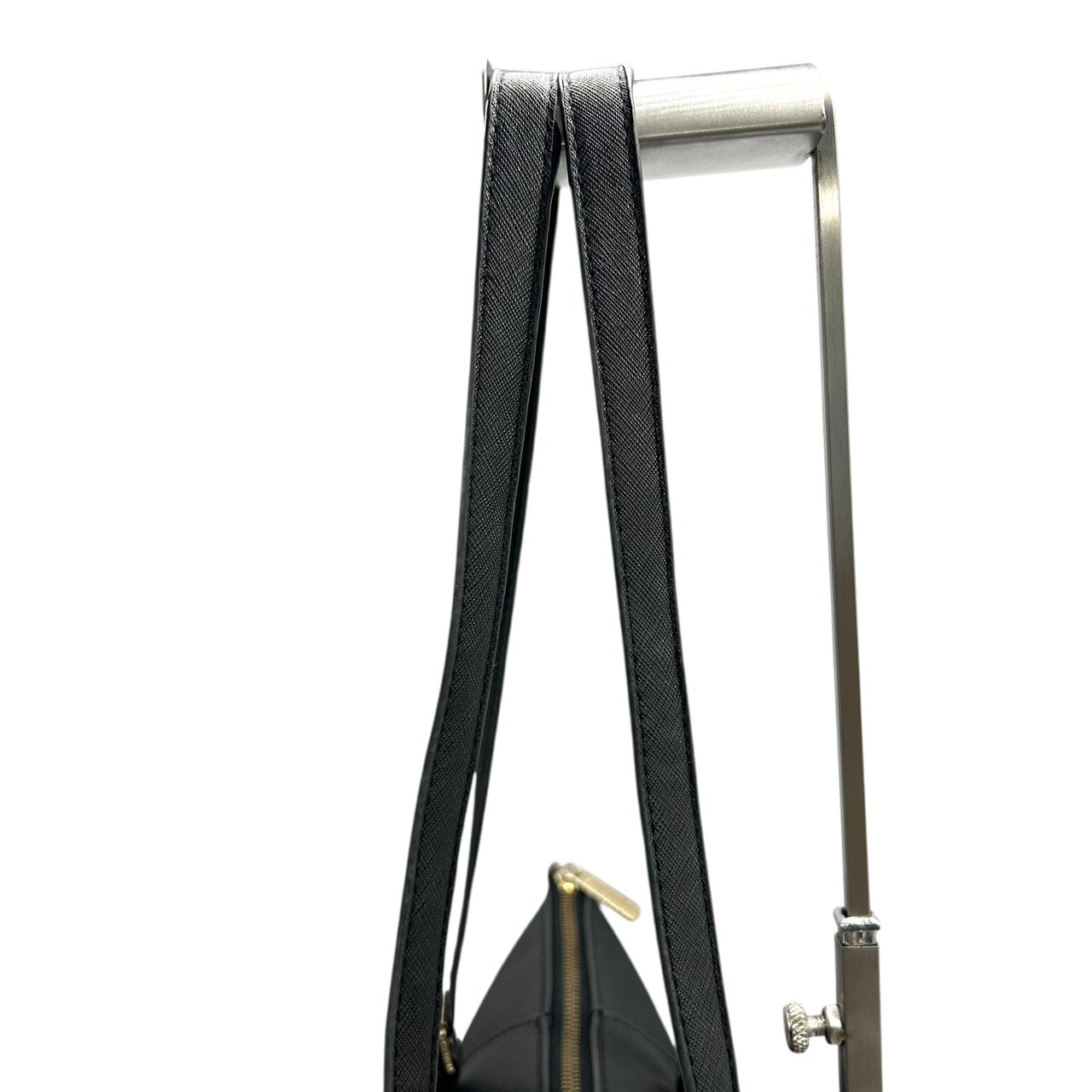 マイケルコース MICHAEL KORS サフィアーノレザー トートバッグ ショルダーバッグ 黒 ブラック ゴールド金具 MKロゴチャーム S65