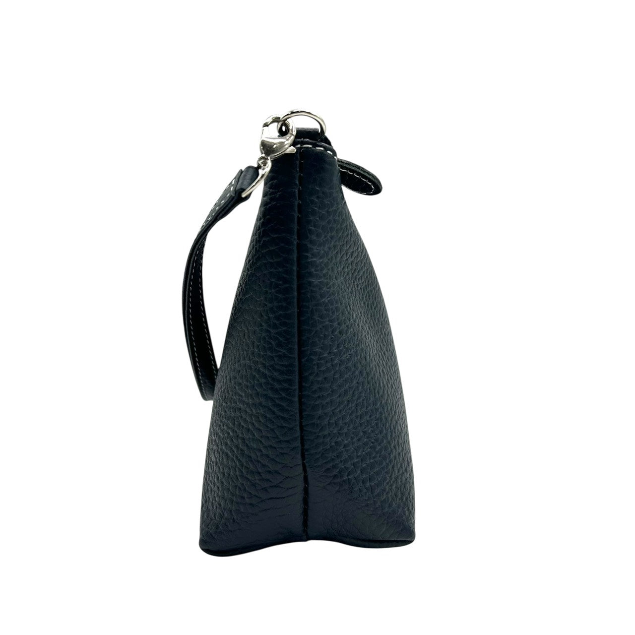 未使用級 キタムラ Kitamura レザー ショルダーバッグ ワンショルダー 黒 ブラック シルバー金具 Kロゴ S6